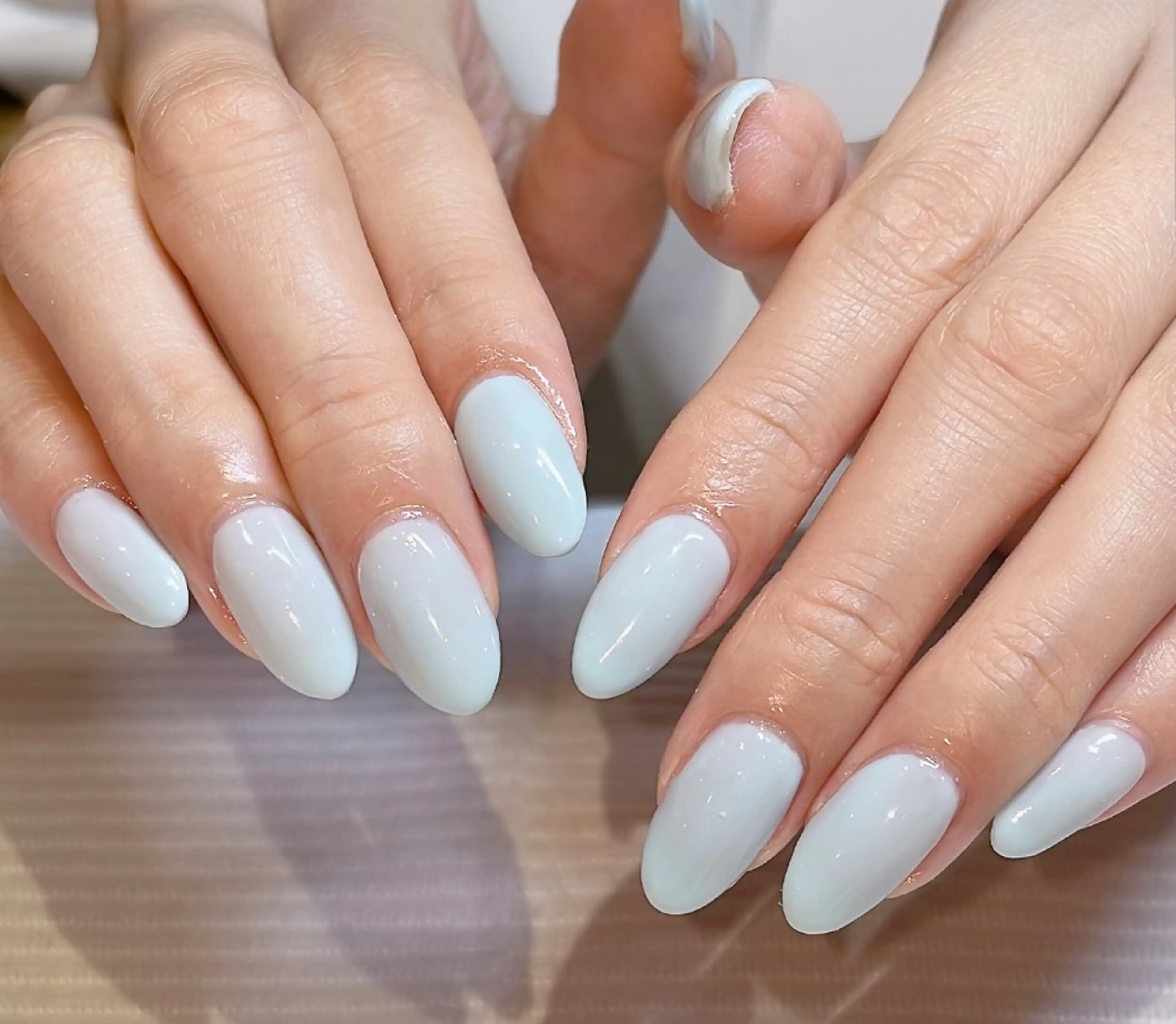 ネイル ワンカラーネイル 星 希乃歌のネイルデザイン