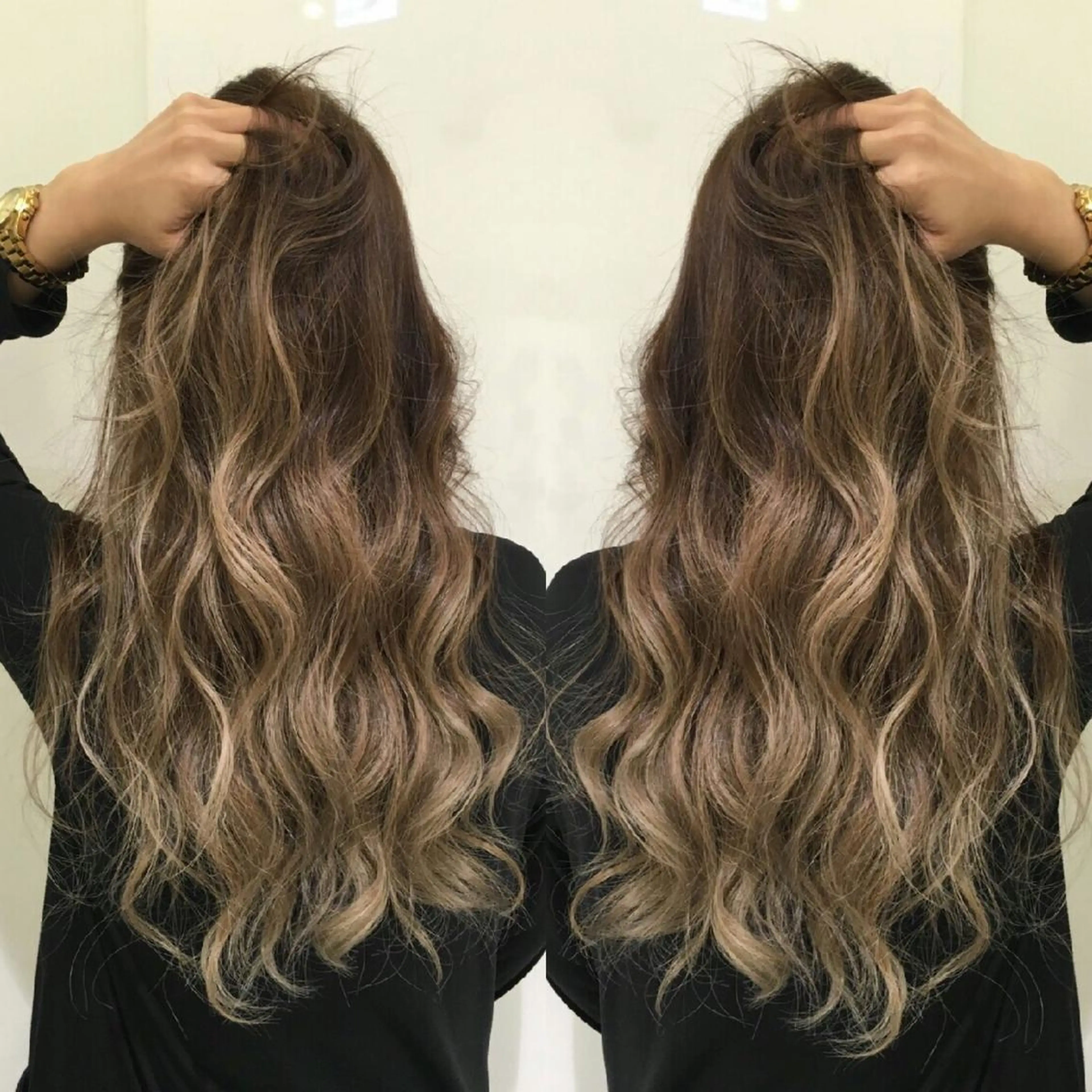 ロング カラー 韓国カラーエクステ 👑代表渡部雅己👑のヘアスタイル