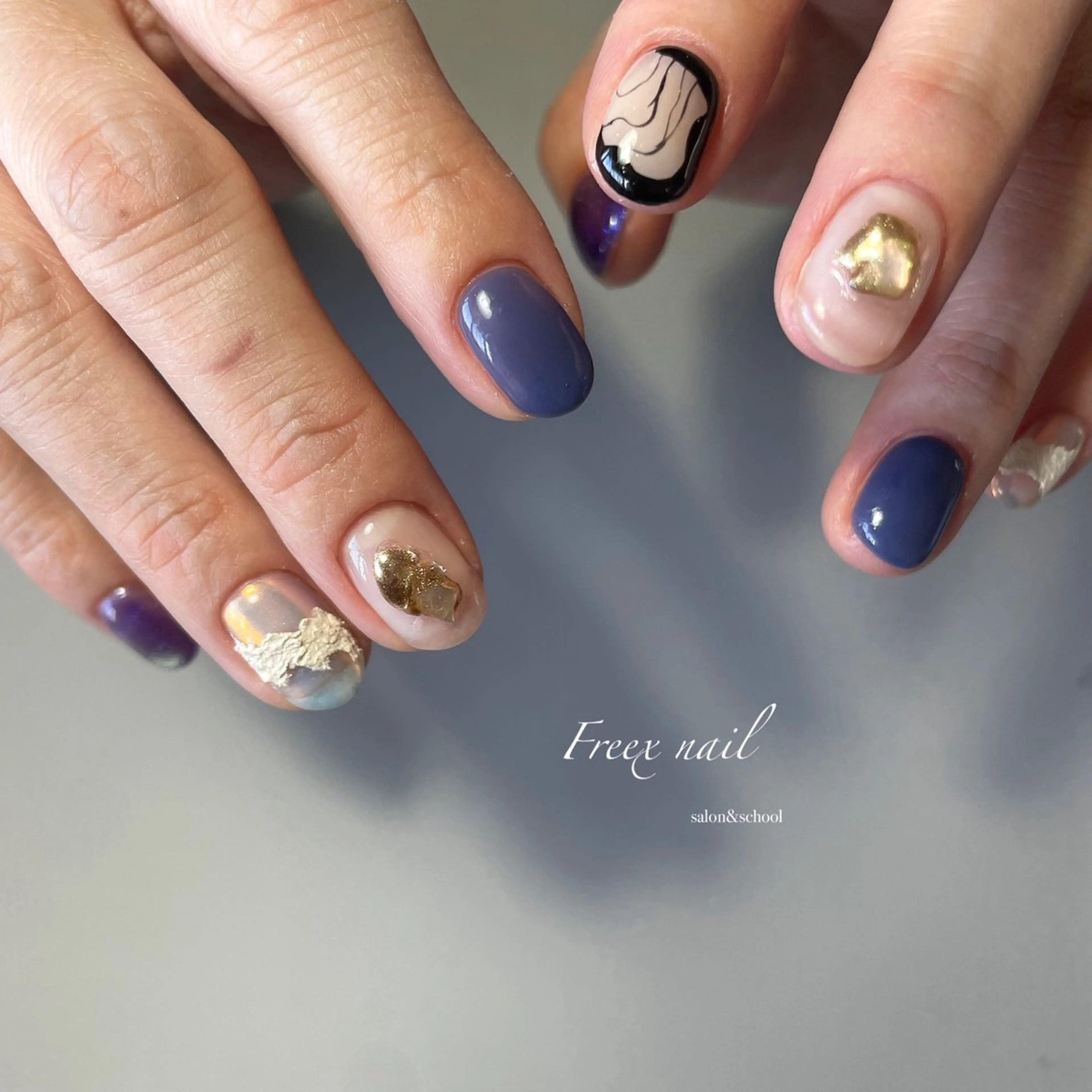 ネイル ニュアンスネイル 春ネイル ハンドネイル ハンドケア freex nail /ニュアンス/個性派のネイルデザイン