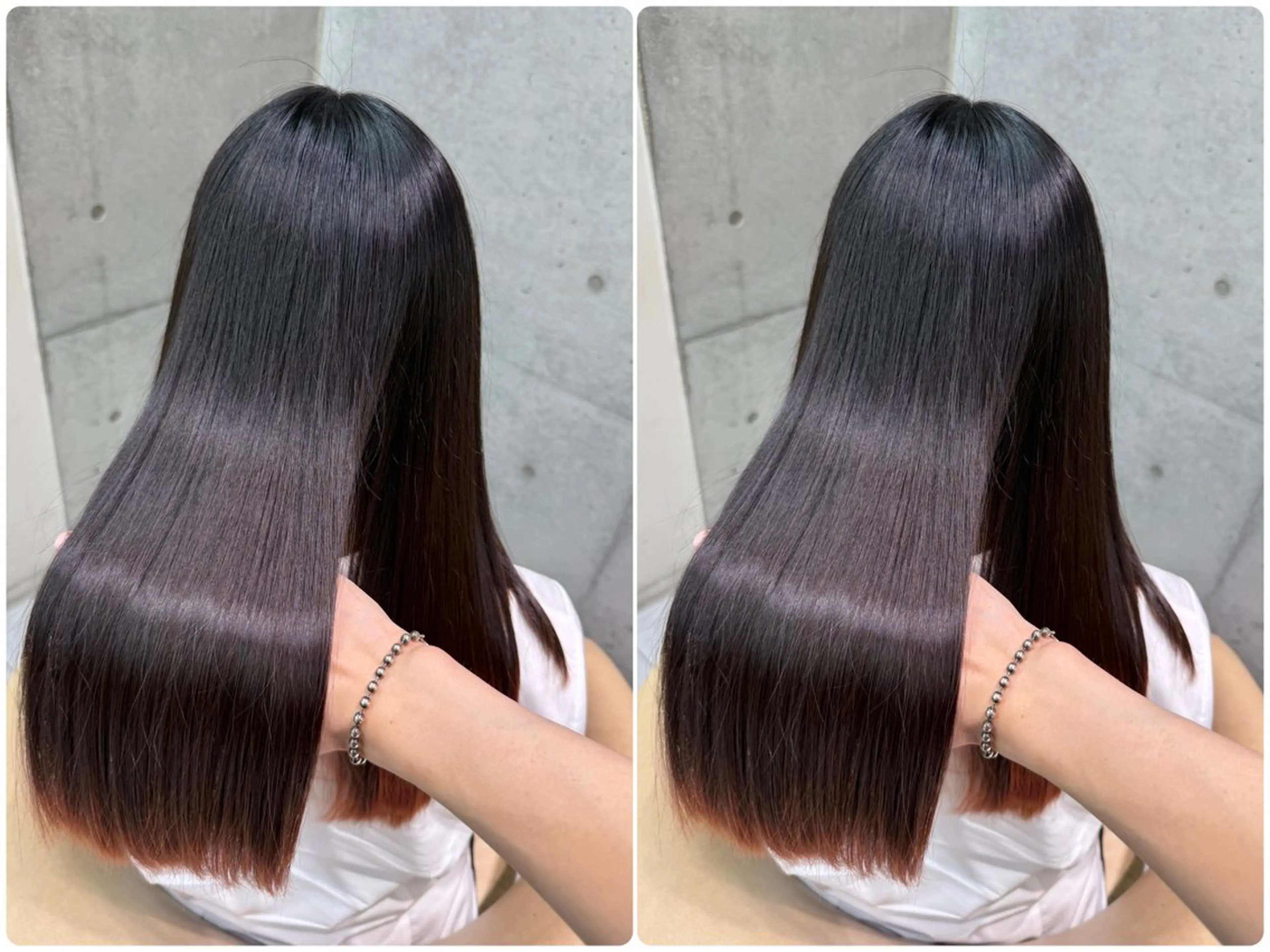 ロング カット 縮毛矯正 トリートメント ゆーだい🇰🇷韓国 🇰🇷×髪質改善のヘアスタイル