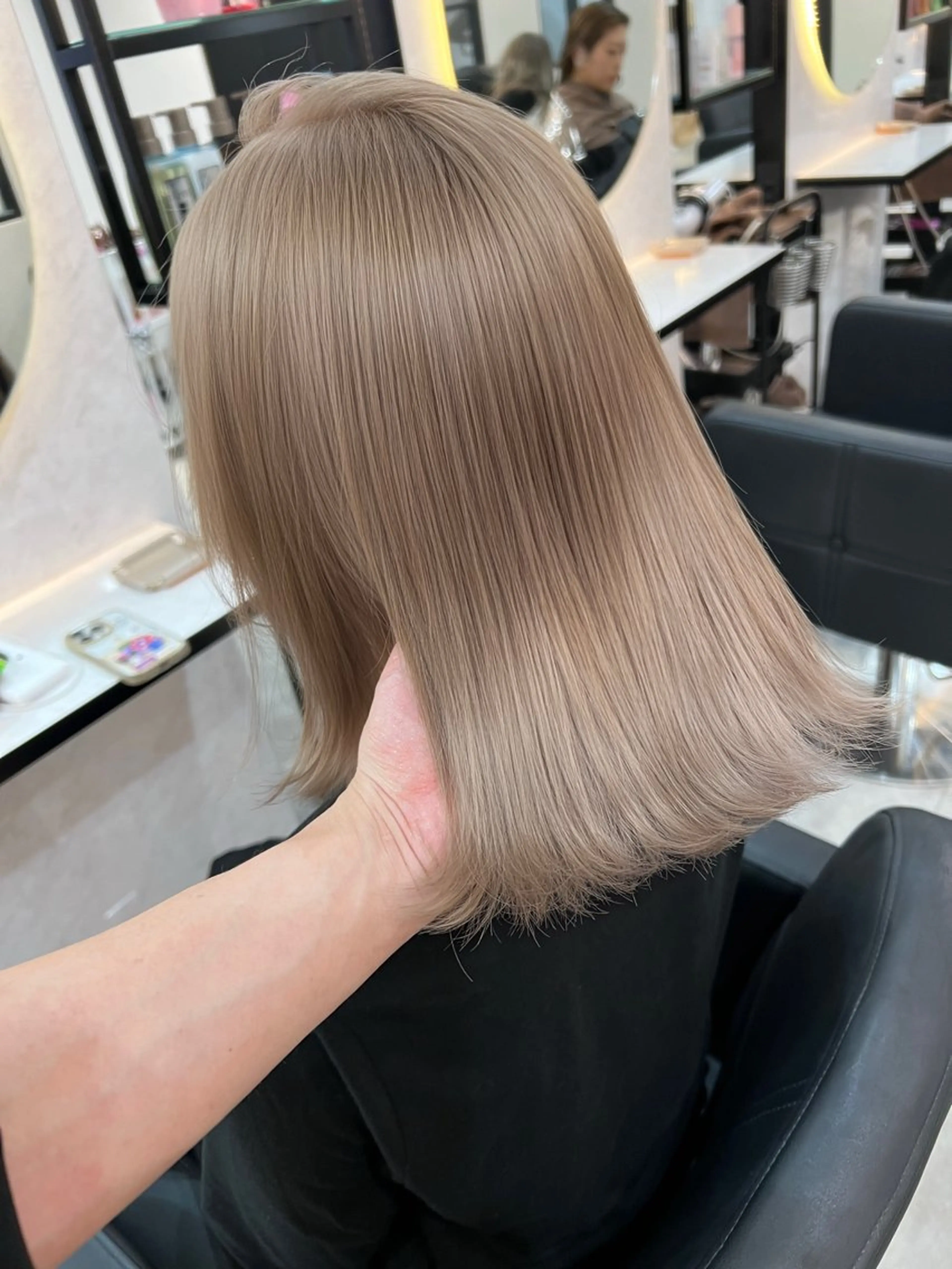 ミディアム カラー ヘアカラー ゆりあ☆彡 Lapisのヘアスタイル