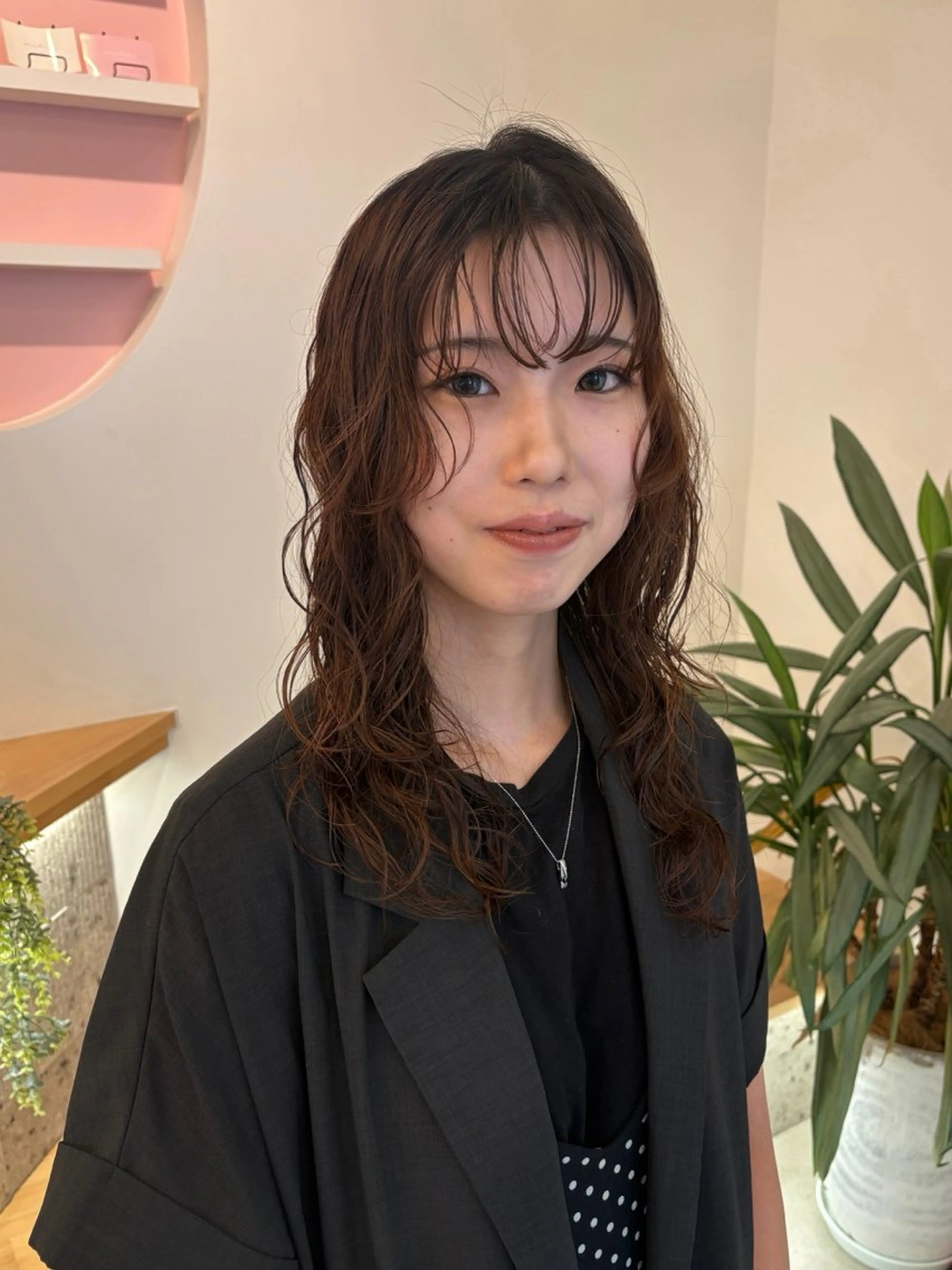 セミロング パーマ カット パーマ トリートメント mire by Luca所属・Haruka /大宮美容室のヘアスタイル