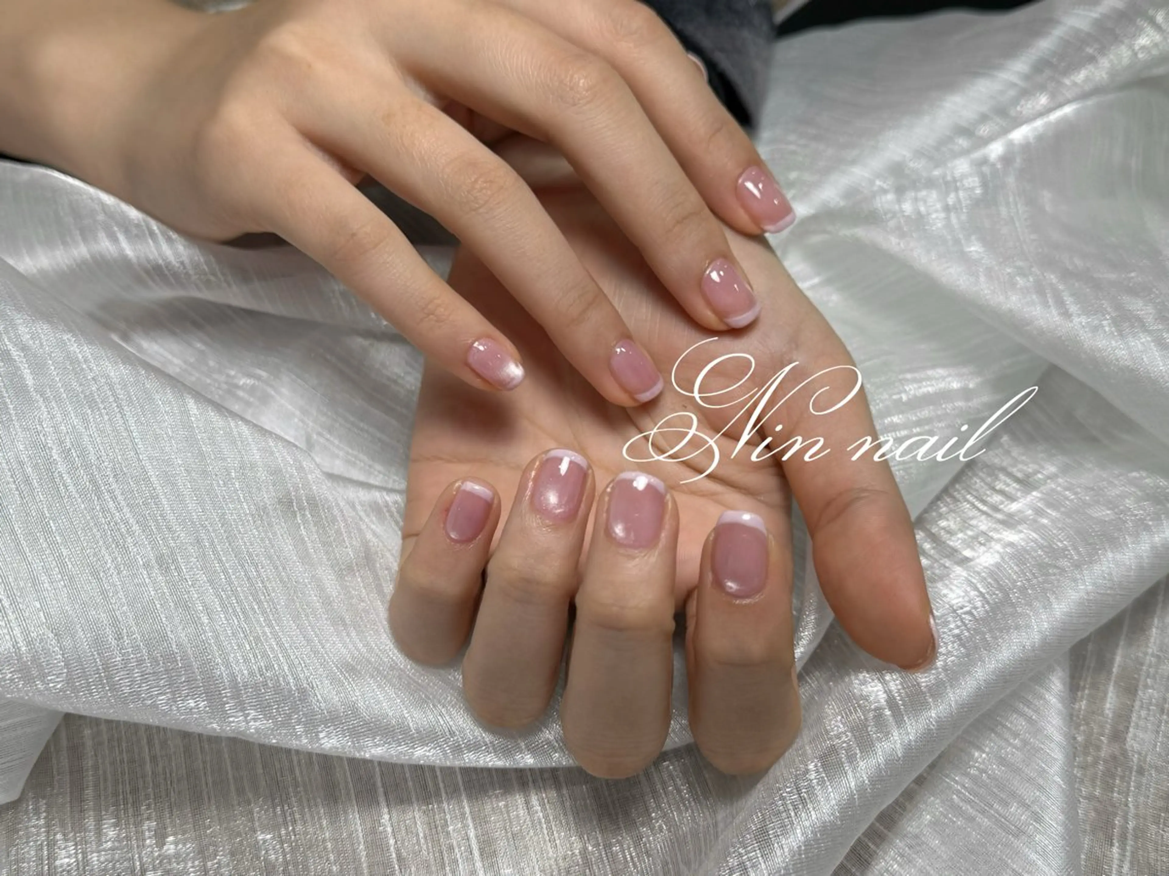 ネイル フレンチネイル マグネットネイル Nin ネイル💅のネイルデザイン