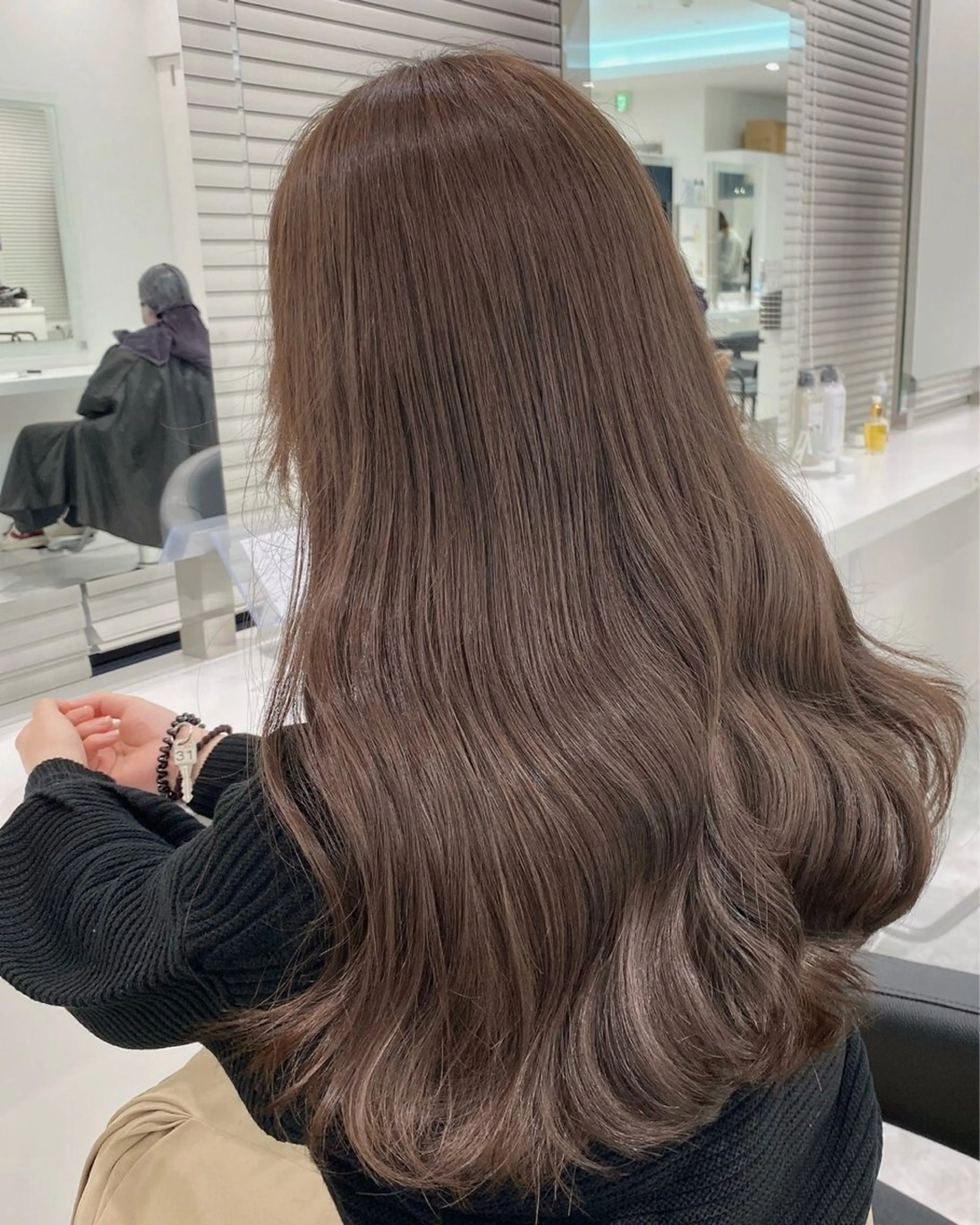 ロング カット ヘアカラー 韓国トレンドヘア🤍 Chima🤍のヘアスタイル