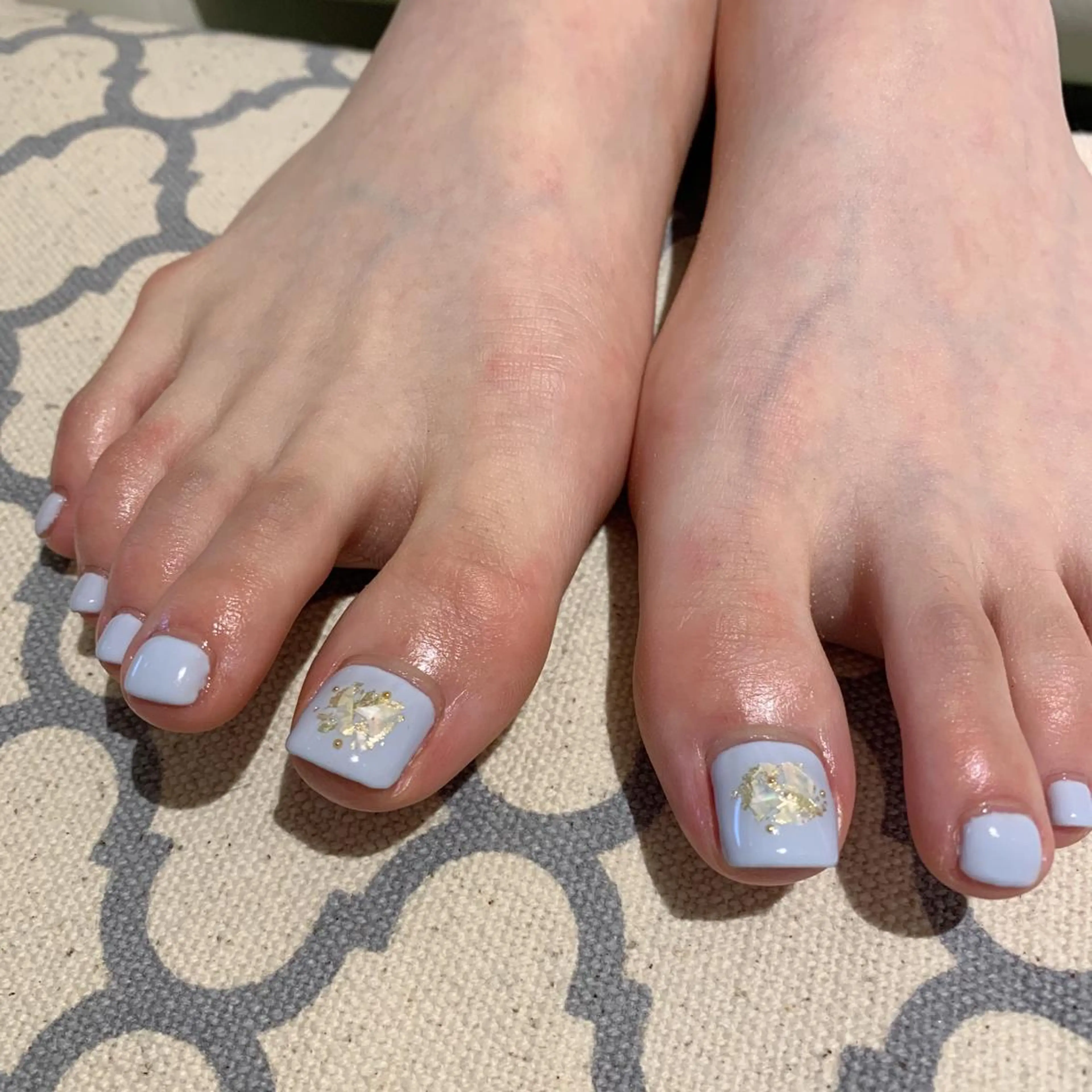 ネイル フットネイル ジェルネイル パラジェル 鈴木 里奈のネイルデザイン