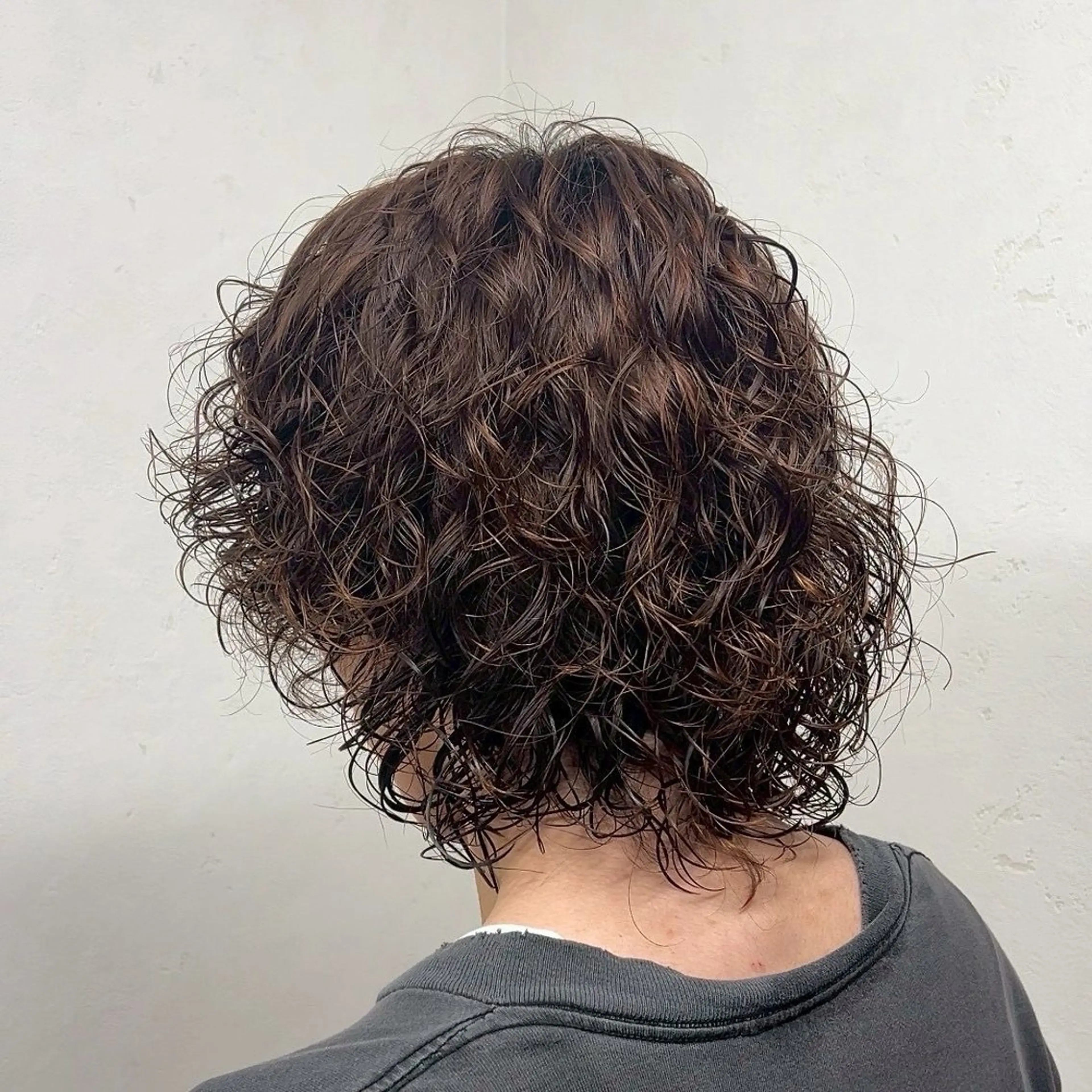 ショート パーマ メンズ カット パーマ パーマ/ハイトーン /吉田眞のヘアスタイル