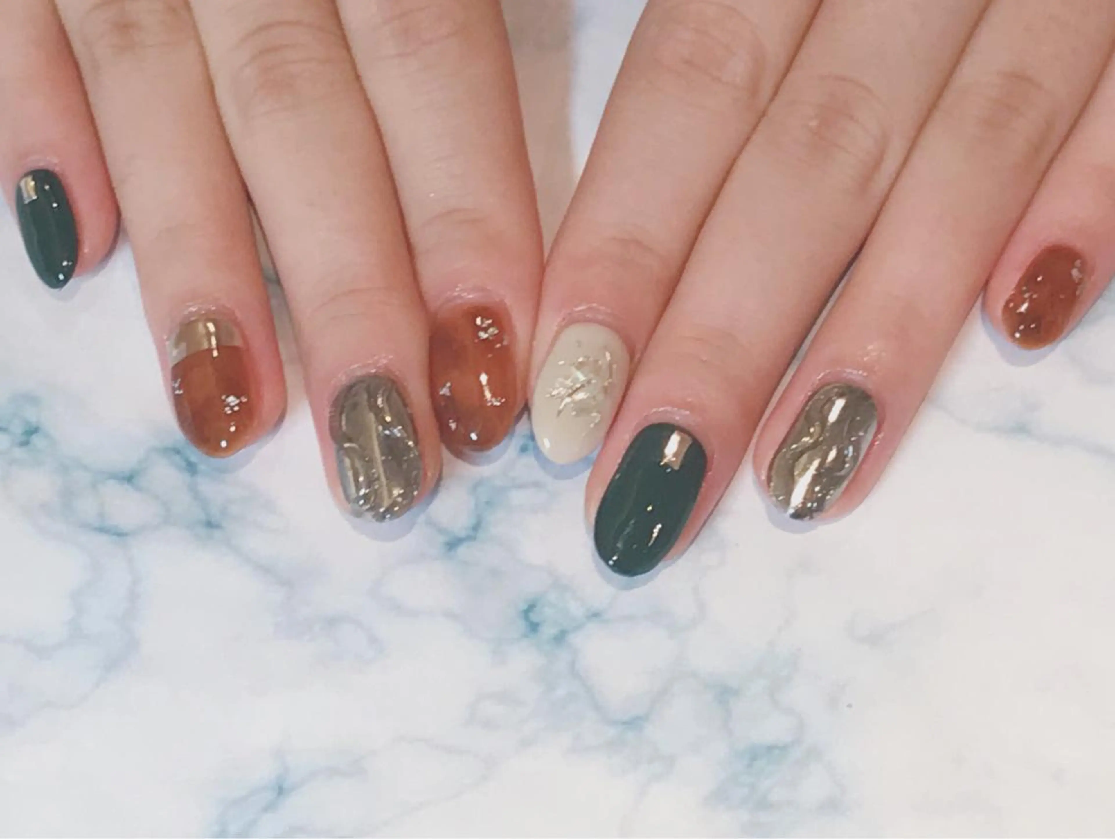 ネイル ハンドネイル LUKE所属・もとまつ さちこのネイルデザイン