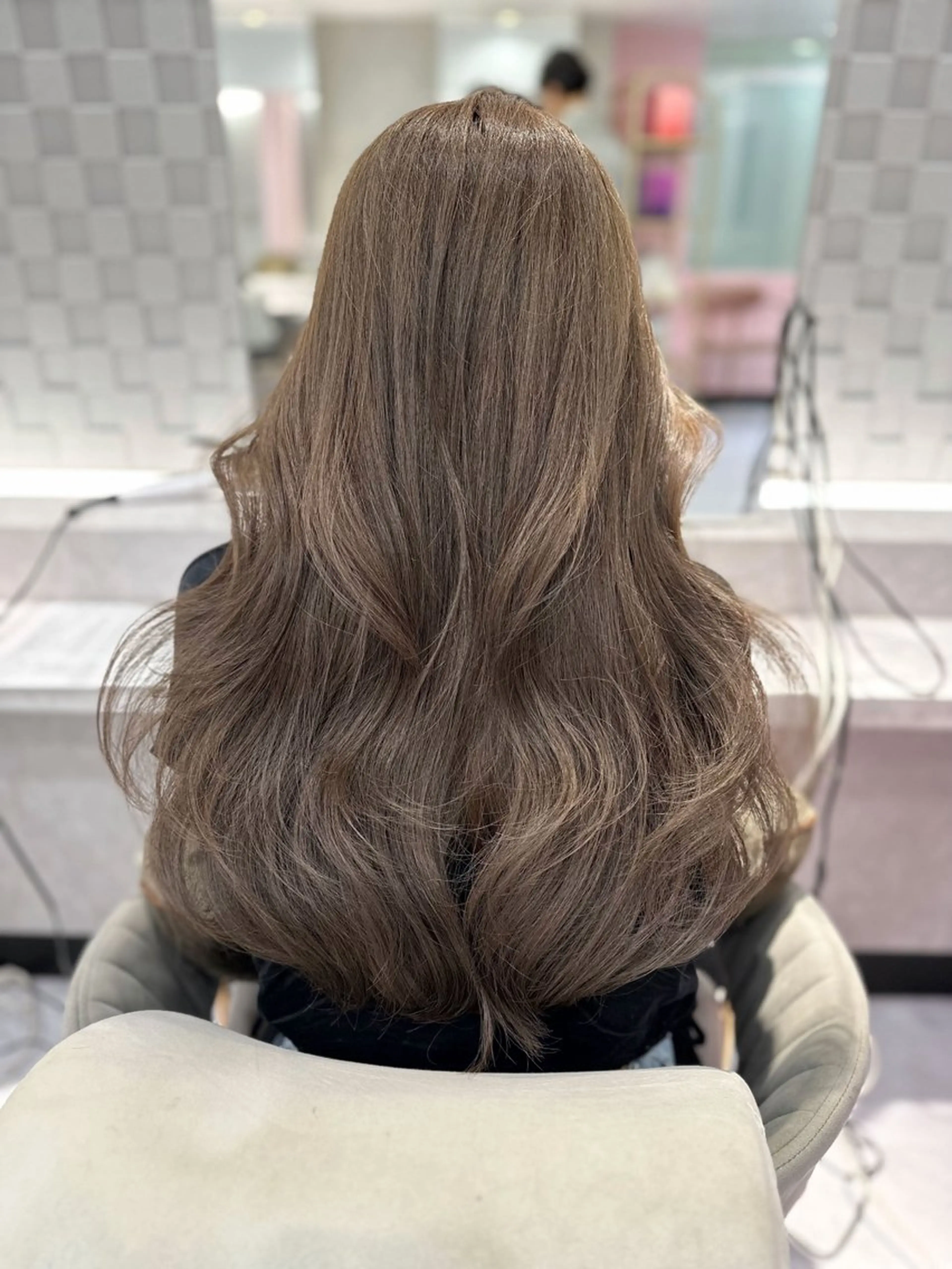ロング ヘアカラー 立花 怜礼のヘアスタイル