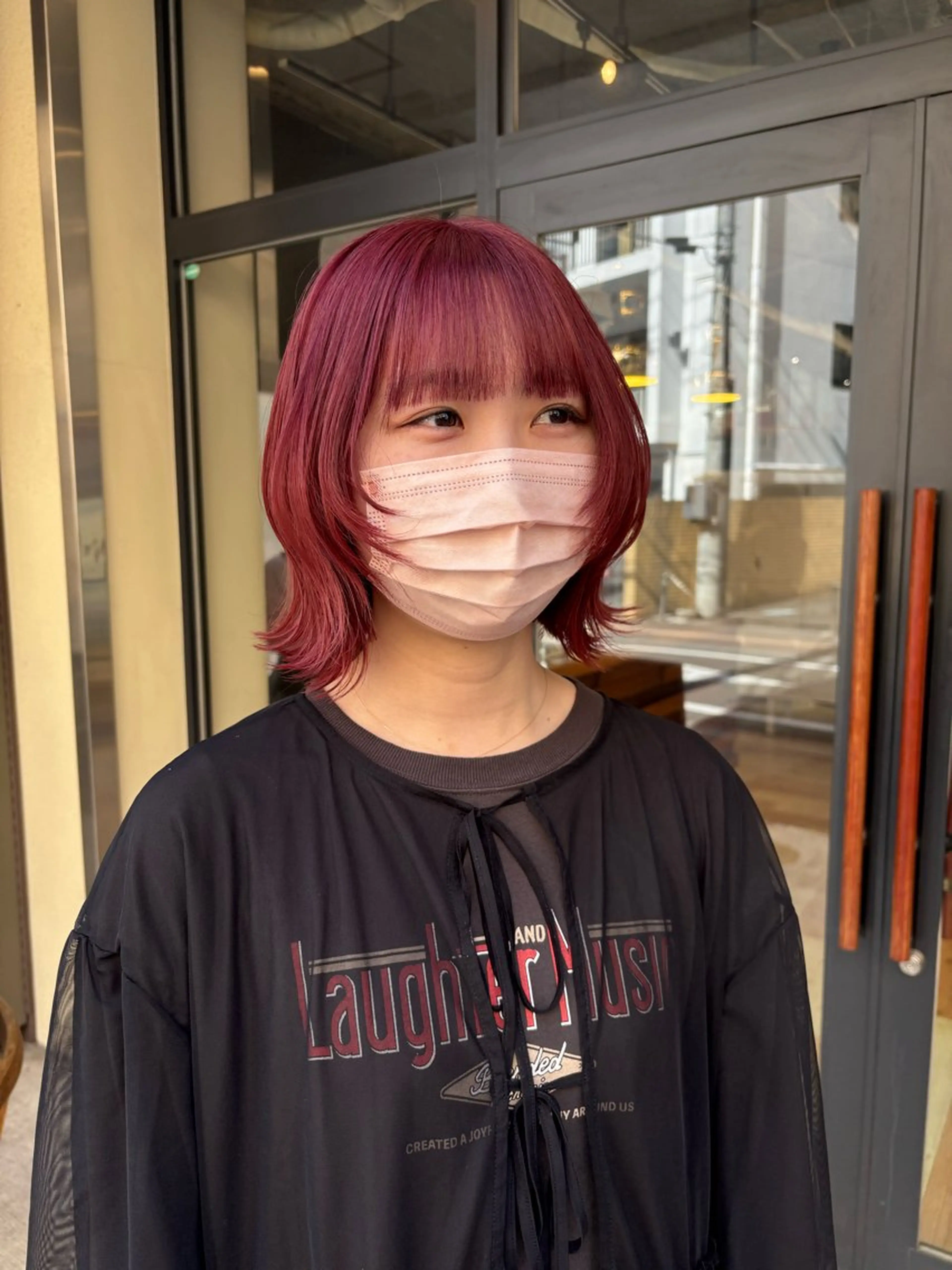 ミディアム カラー カット ヘアカラー Rinka  ︎︎のヘアスタイル