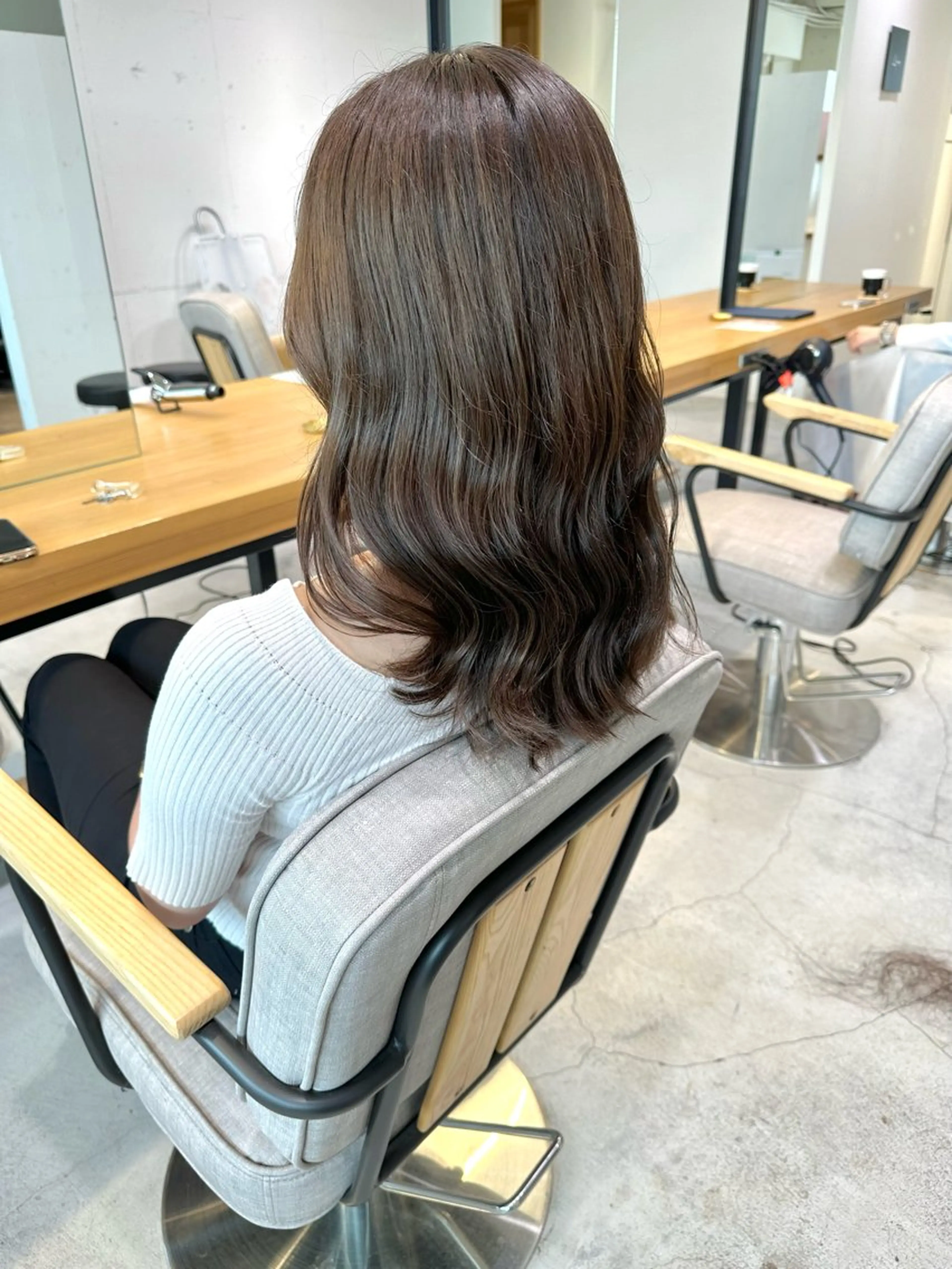 ロング カット ヘアカラー トリートメント 上野湧太 髪質改善/艶カラーのヘアスタイル