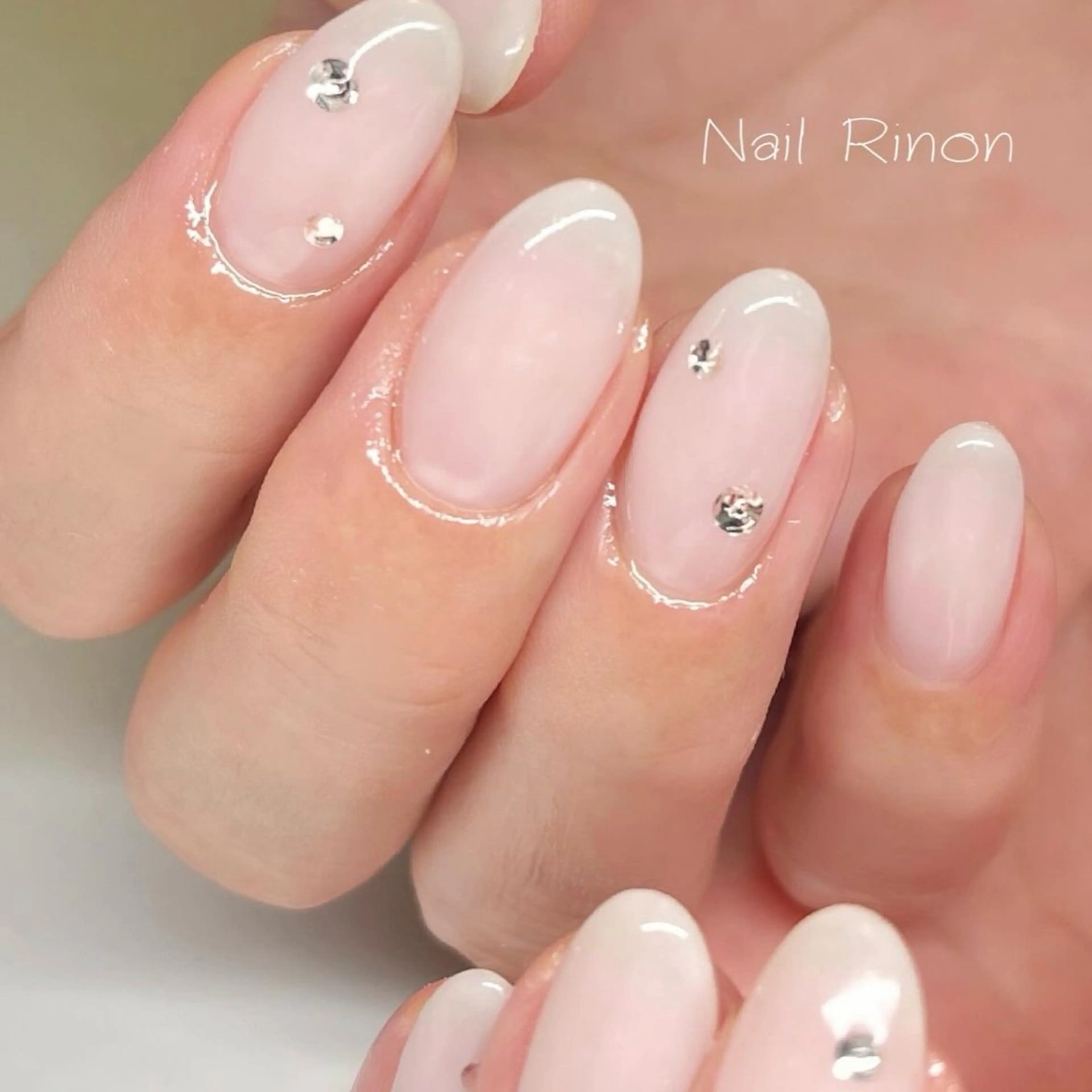 ネイル シンプルネイル ハンドネイル Nail Rinonのネイルデザイン