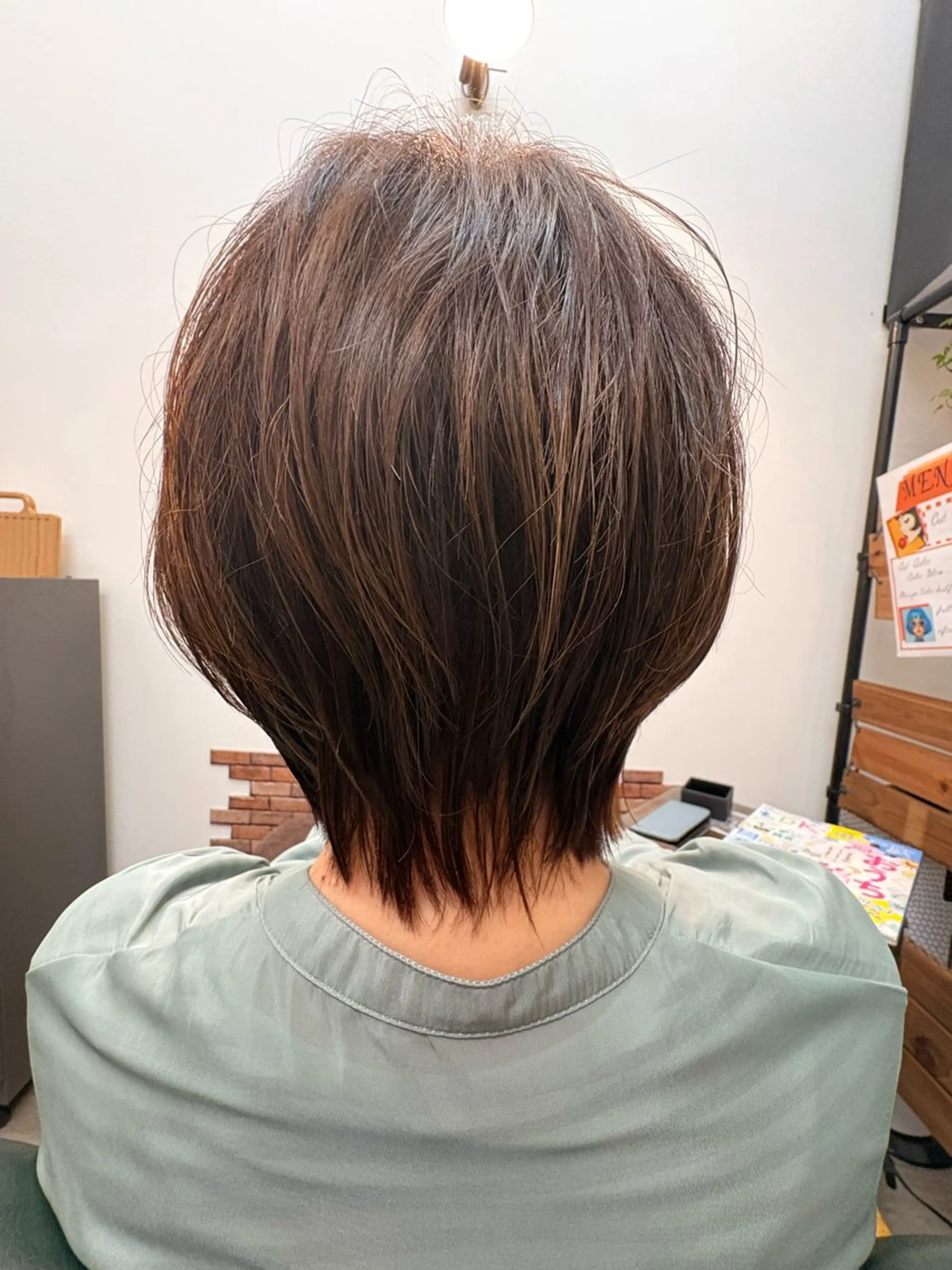 ショート ショートヘア ウルフカット Tissé chiemiのヘアスタイル