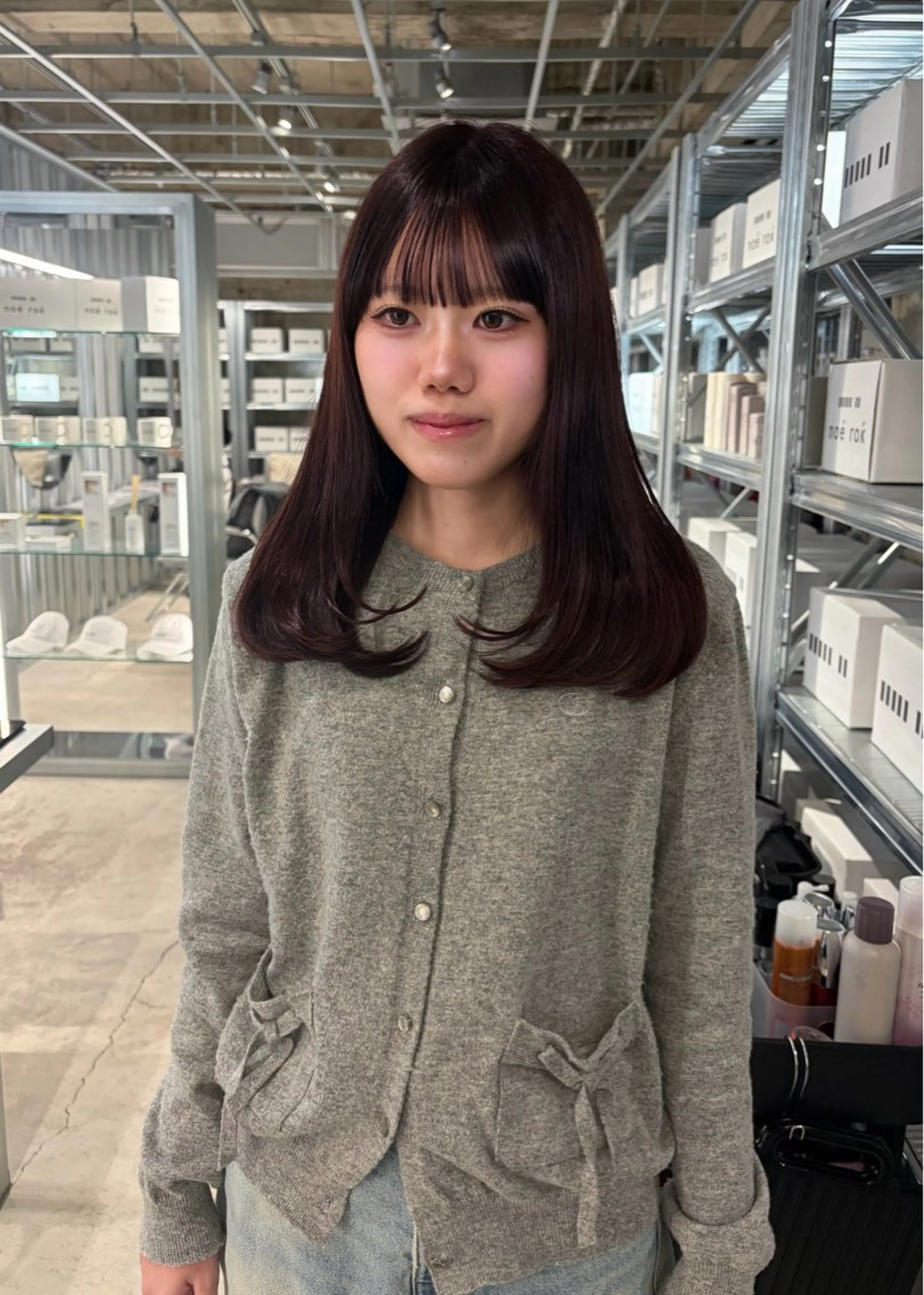 セミロング カラー カット ヘアカラー トリートメント ダブルカラー/レイヤ ーカット 🤍ゆきなのヘアスタイル