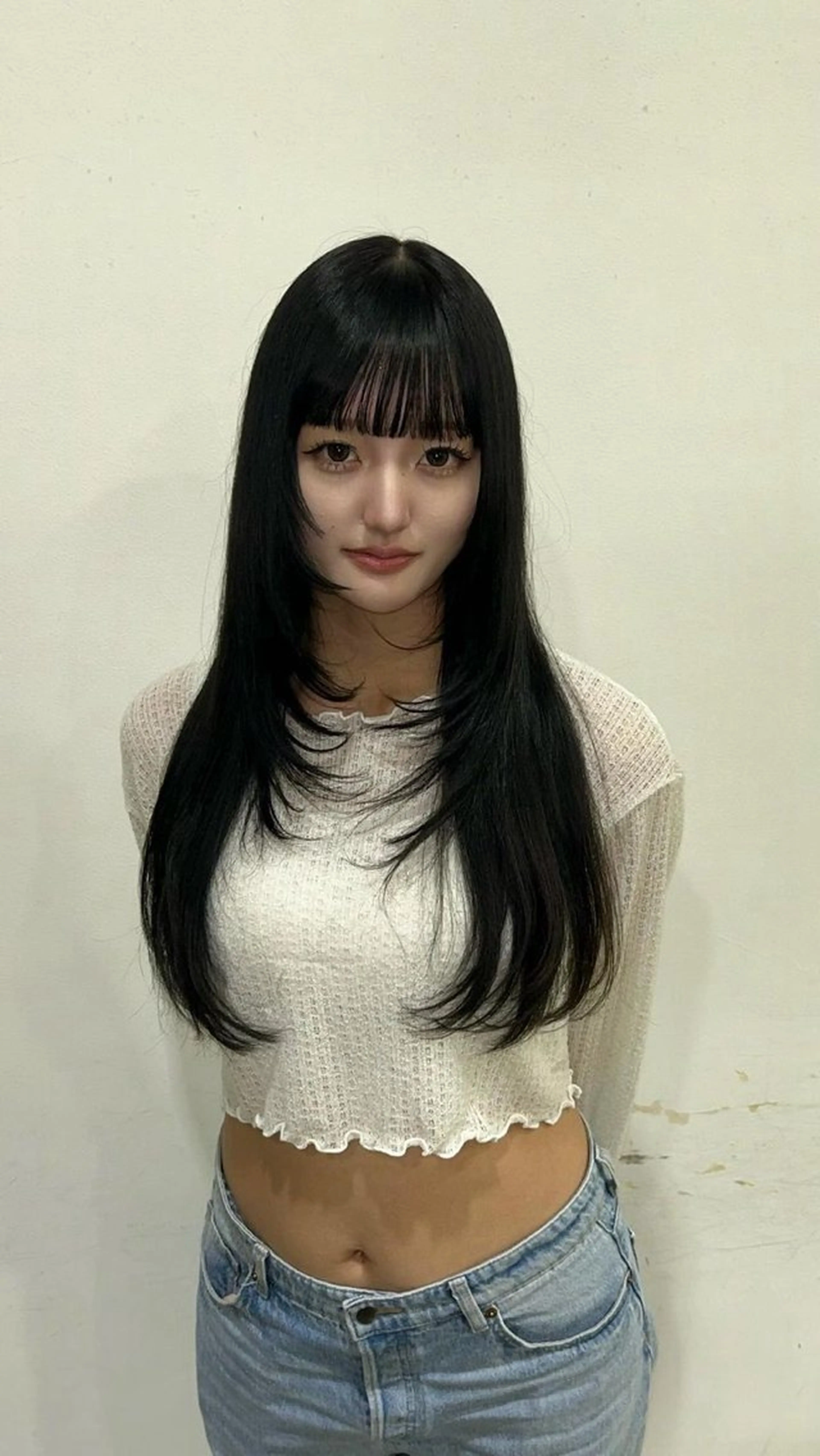 ロング レイヤー/マツエク 💋𝑨𝑵𝑵𝑨のヘアスタイル