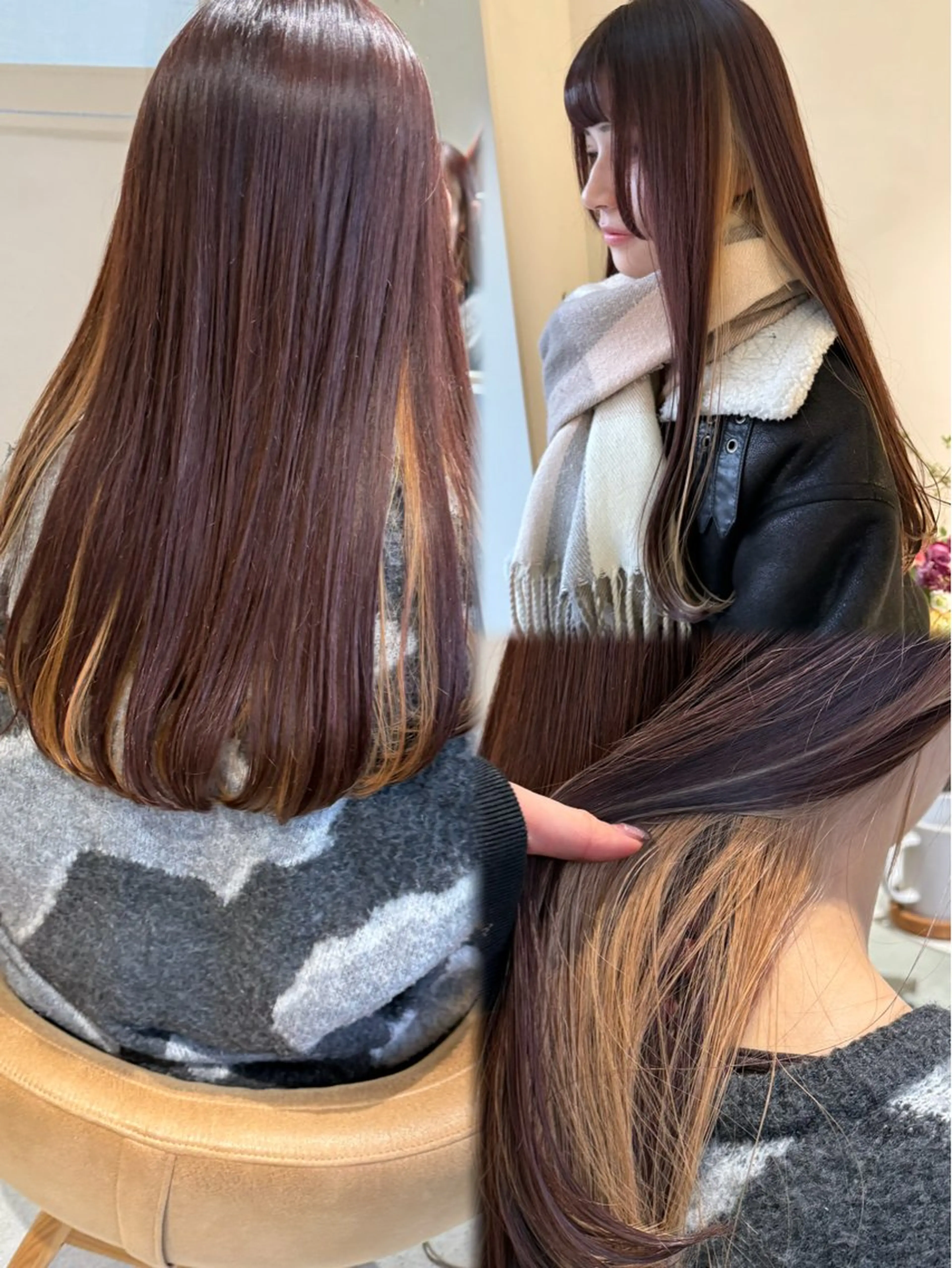 ロング カラー ヘアカラー 🌷花屋併設サロン 荘司まゆり🌷のヘアスタイル