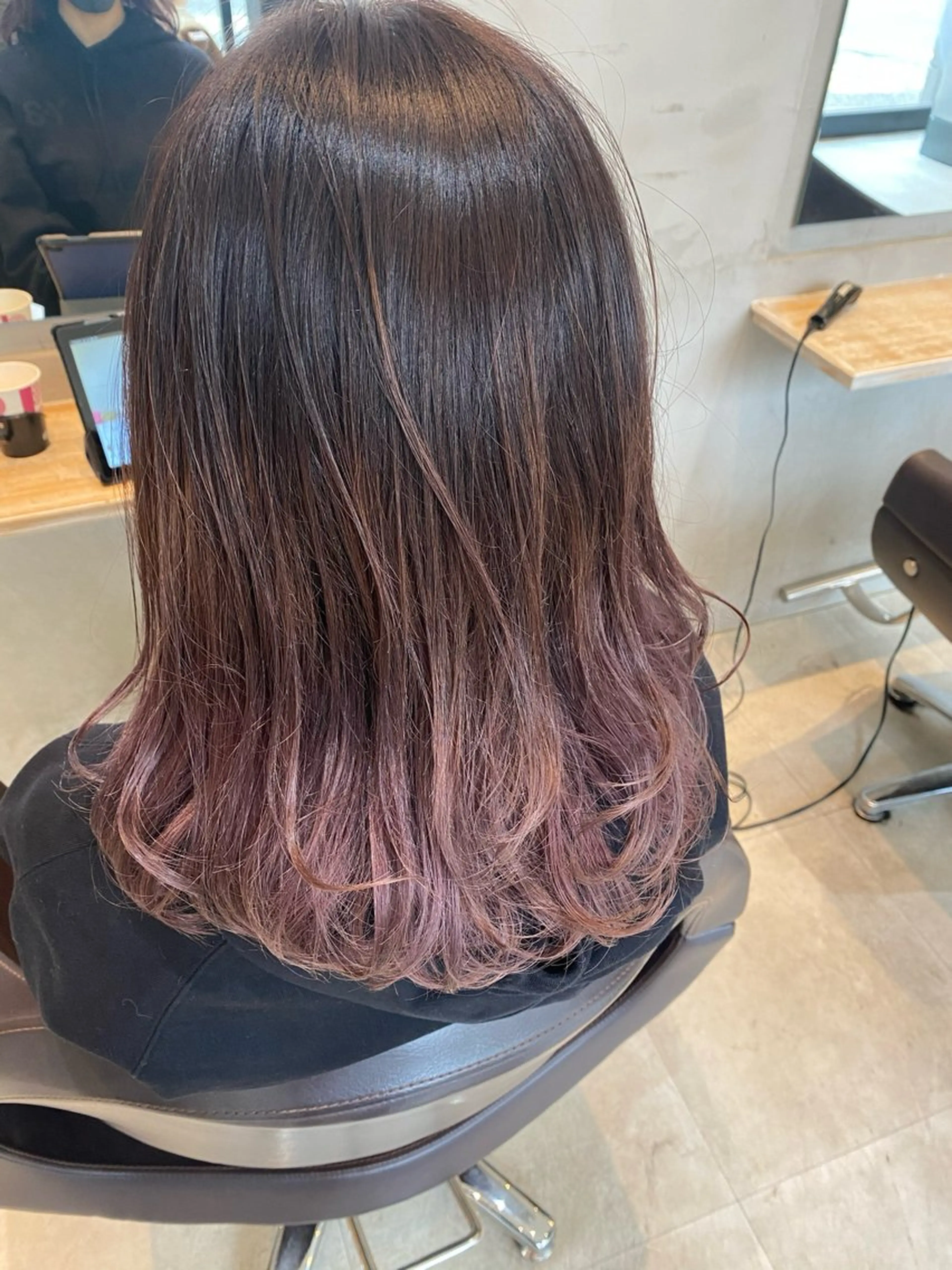 ロング カラー 塚本 昂のヘアスタイル