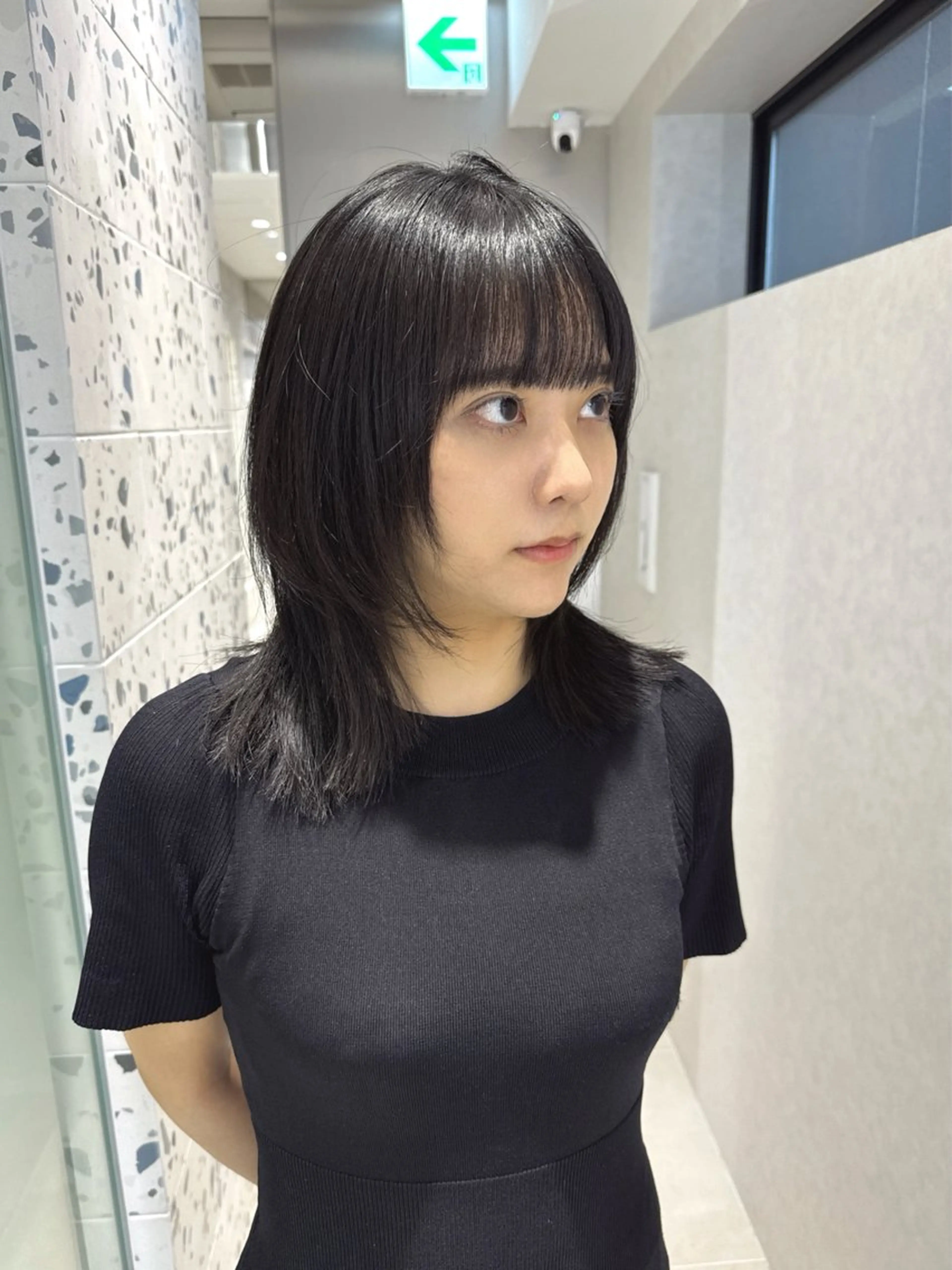ミディアム カット トリートメント 矢野 晃平のヘアスタイル