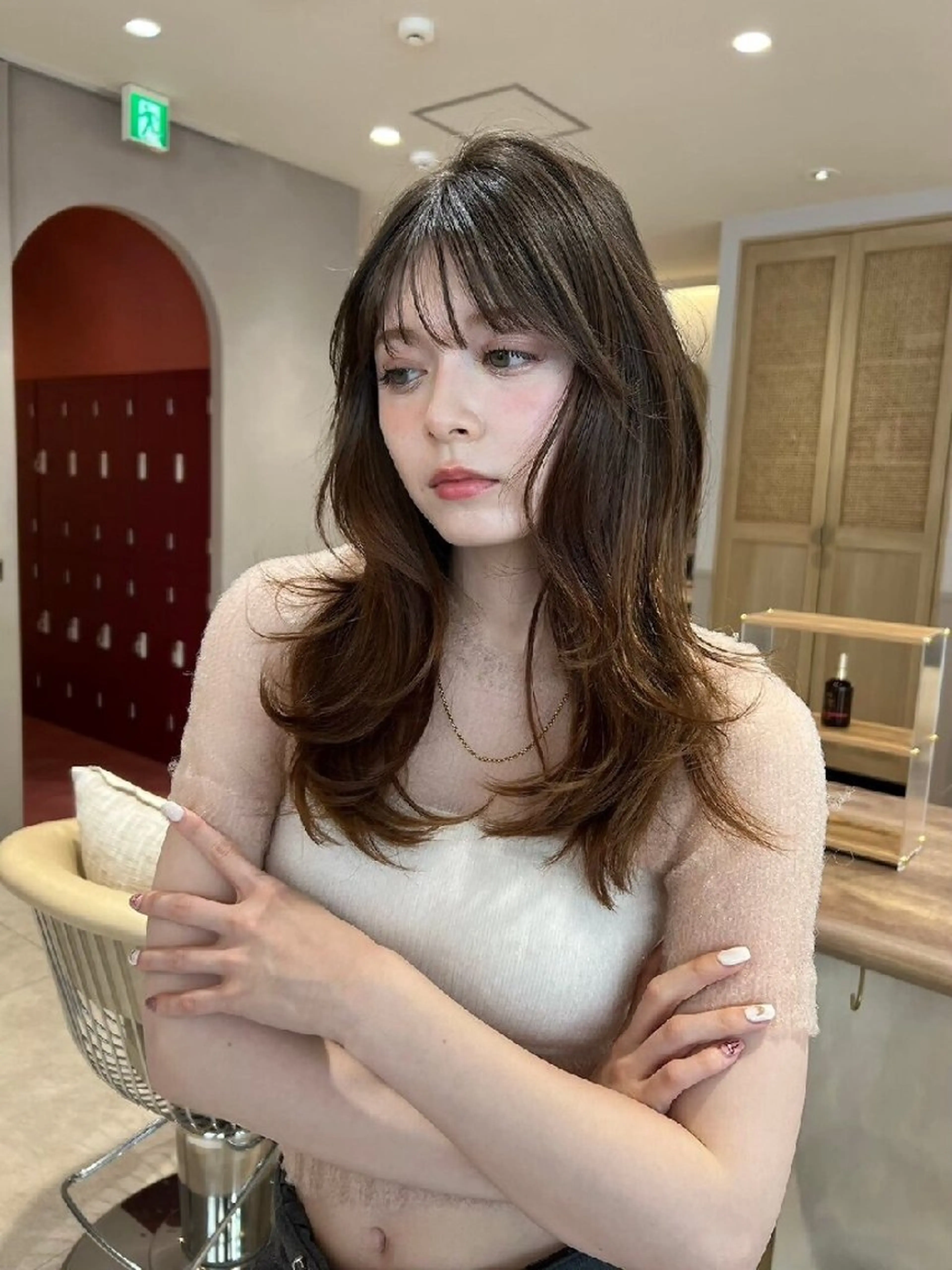 ロング 佐藤 宏紀のヘアスタイル