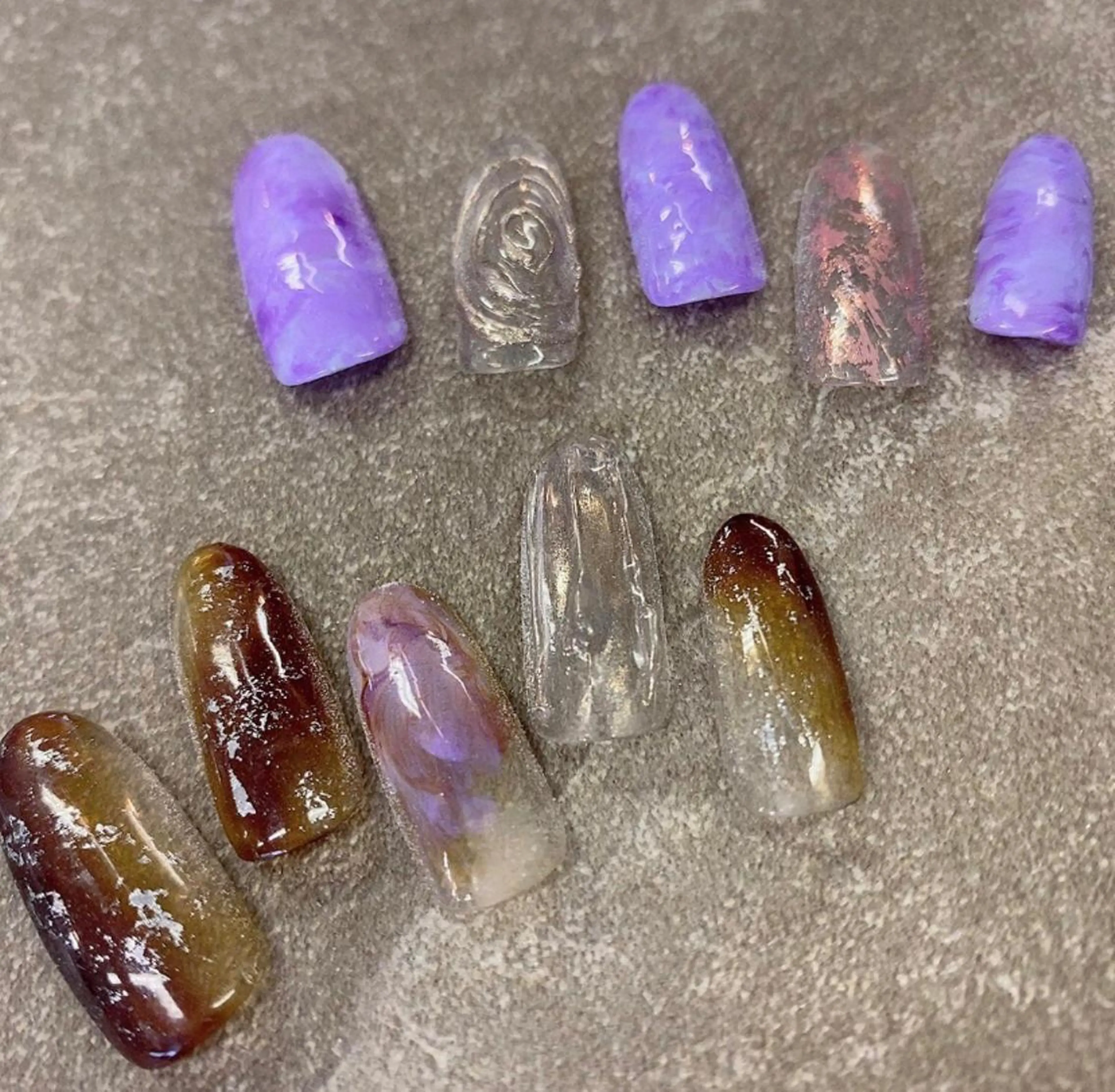 ネイル アートネイル ラメ(グリッター) ミラーネイル ニュアンスネイル 🌻ひまり🌻 ネイルのネイルデザイン