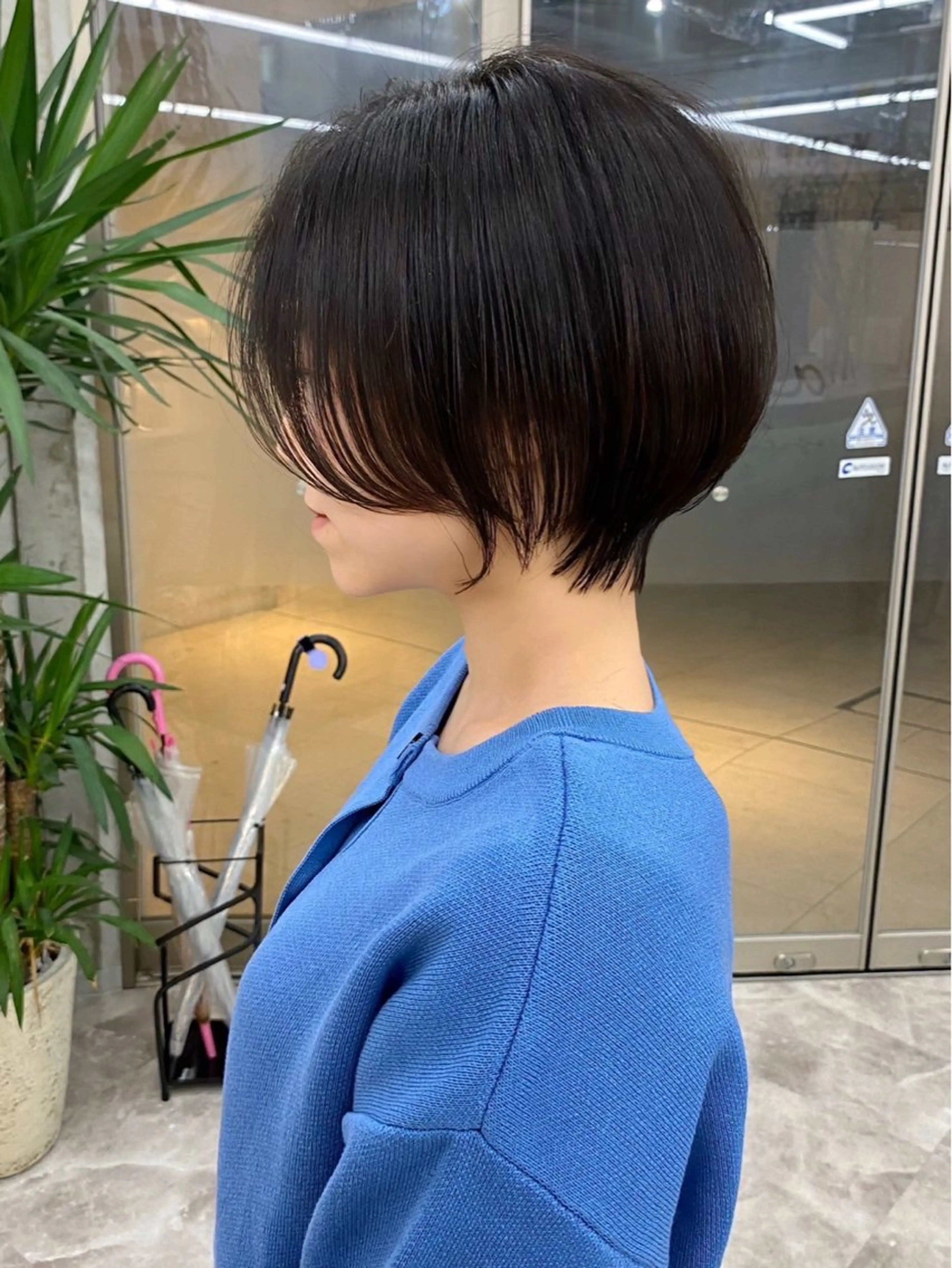 ショート ボブ くびれヘア レイヤーカット 似合わせカット ショートヘア ブリーチ/ベージュ 💕/momoaのヘアスタイル