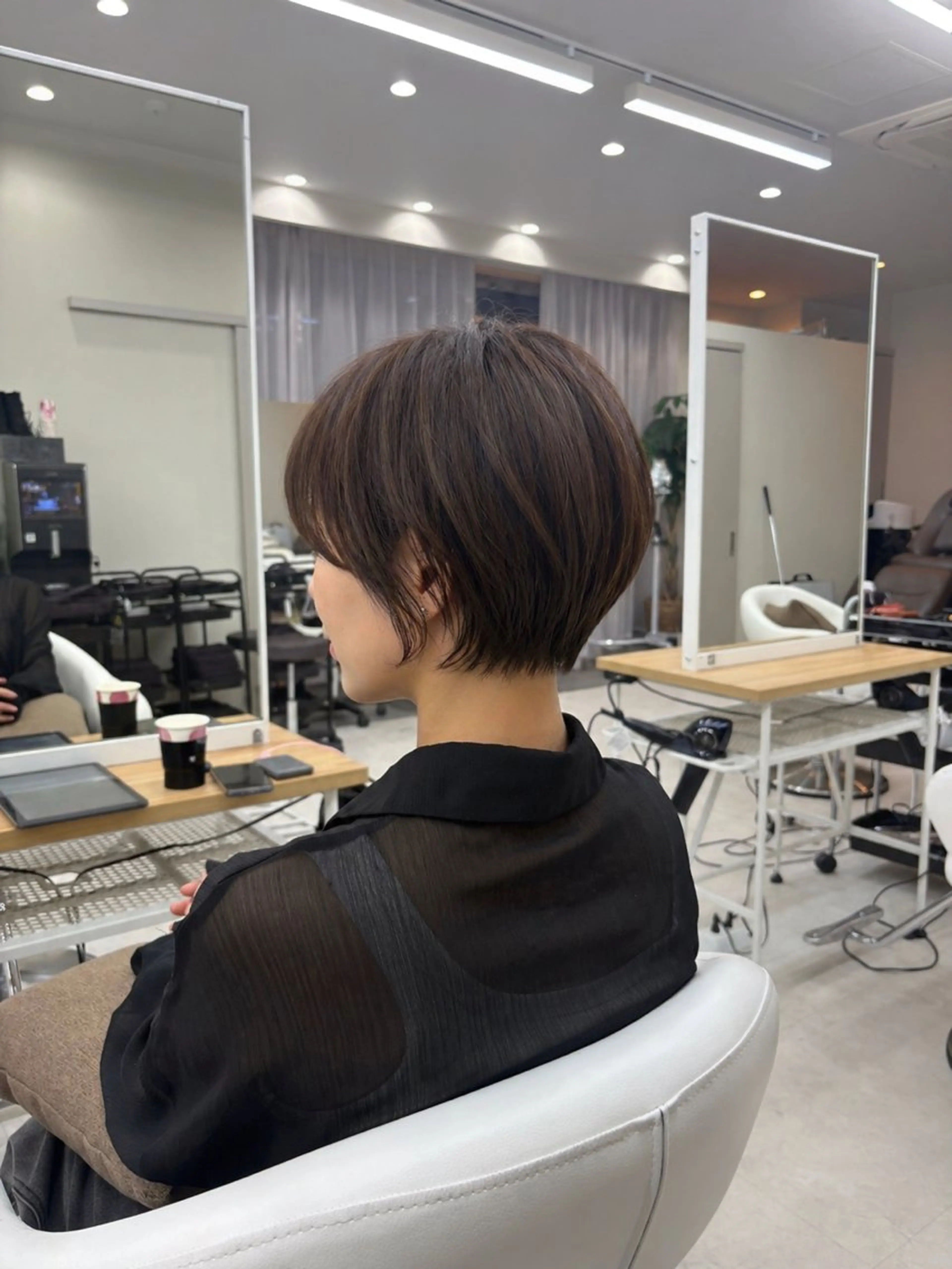 ショート 似合わせカット ショートヘア トリートメント manami/ ハッシュレイヤーのヘアスタイル