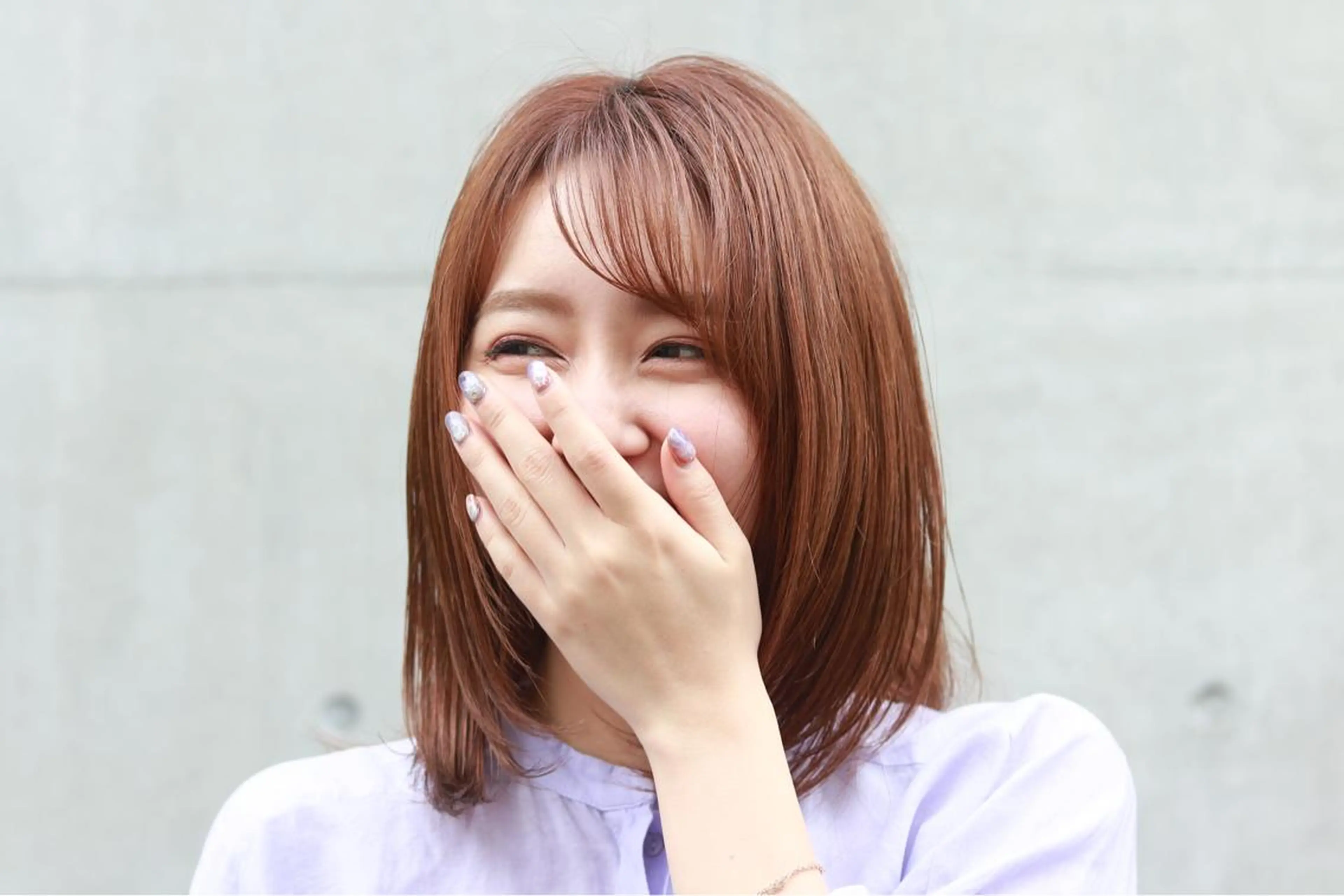 ミディアム カラー ミディアムパーマ ブリーチ トリートメント トップ スタイリストのヘアスタイル