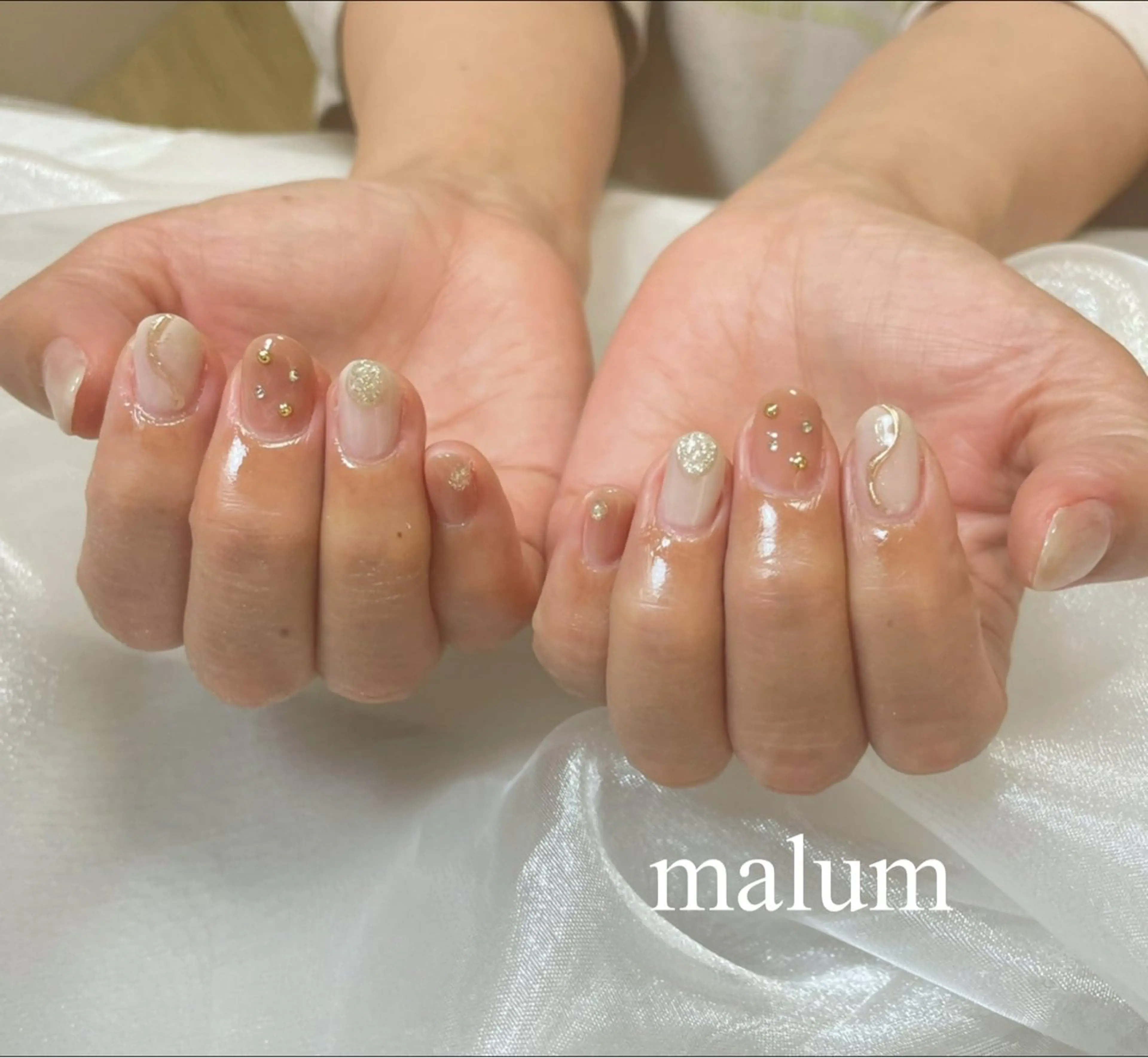 ネイル ハンドネイル malum nailのネイルデザイン