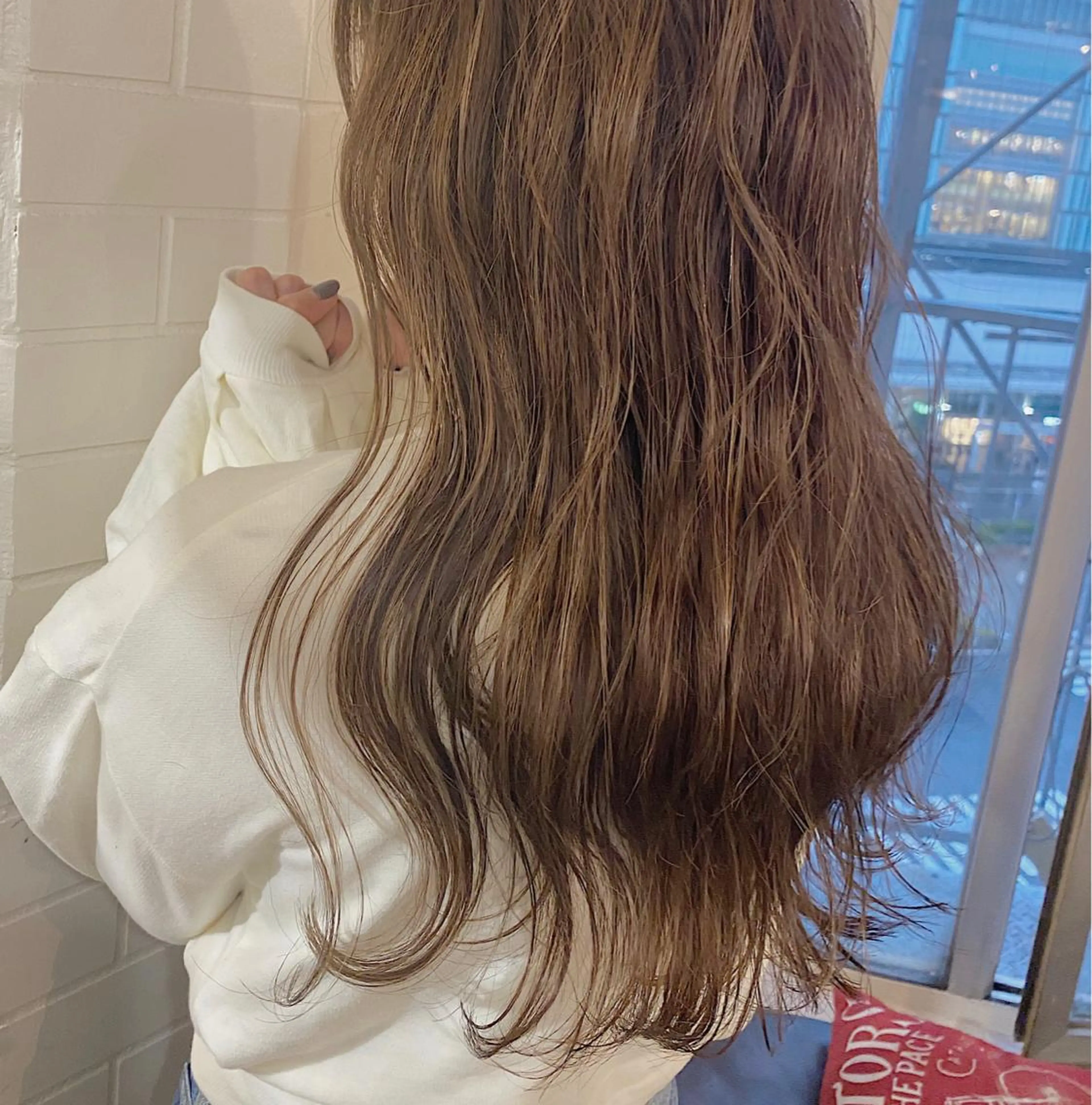 ショート カラー ベージュカラー ハイライトカラー ハイライト stylist🎨 aye牧野莉香のヘアスタイル