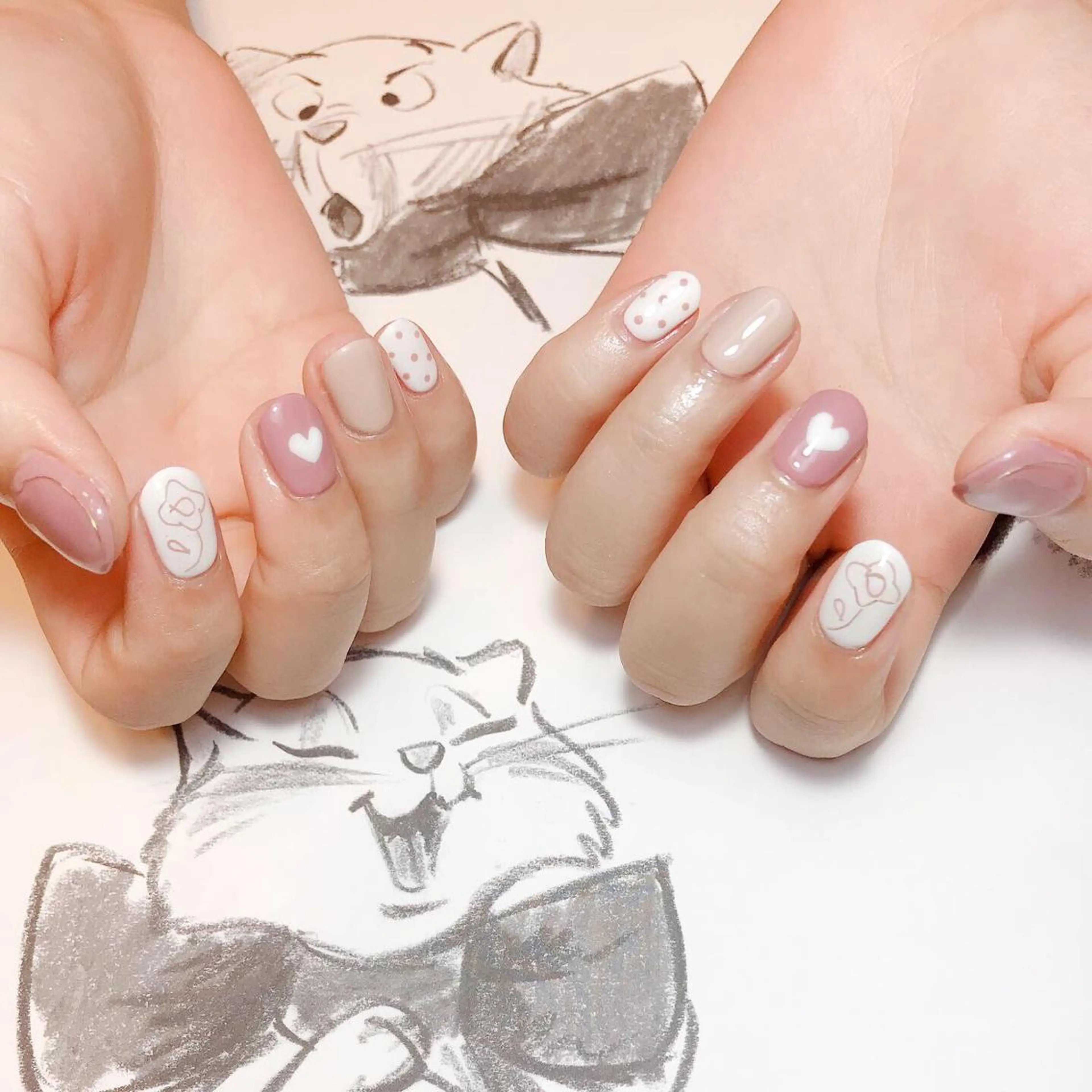 ネイル フラワーネイル owlnail /持込みデザイン専門のネイルデザイン