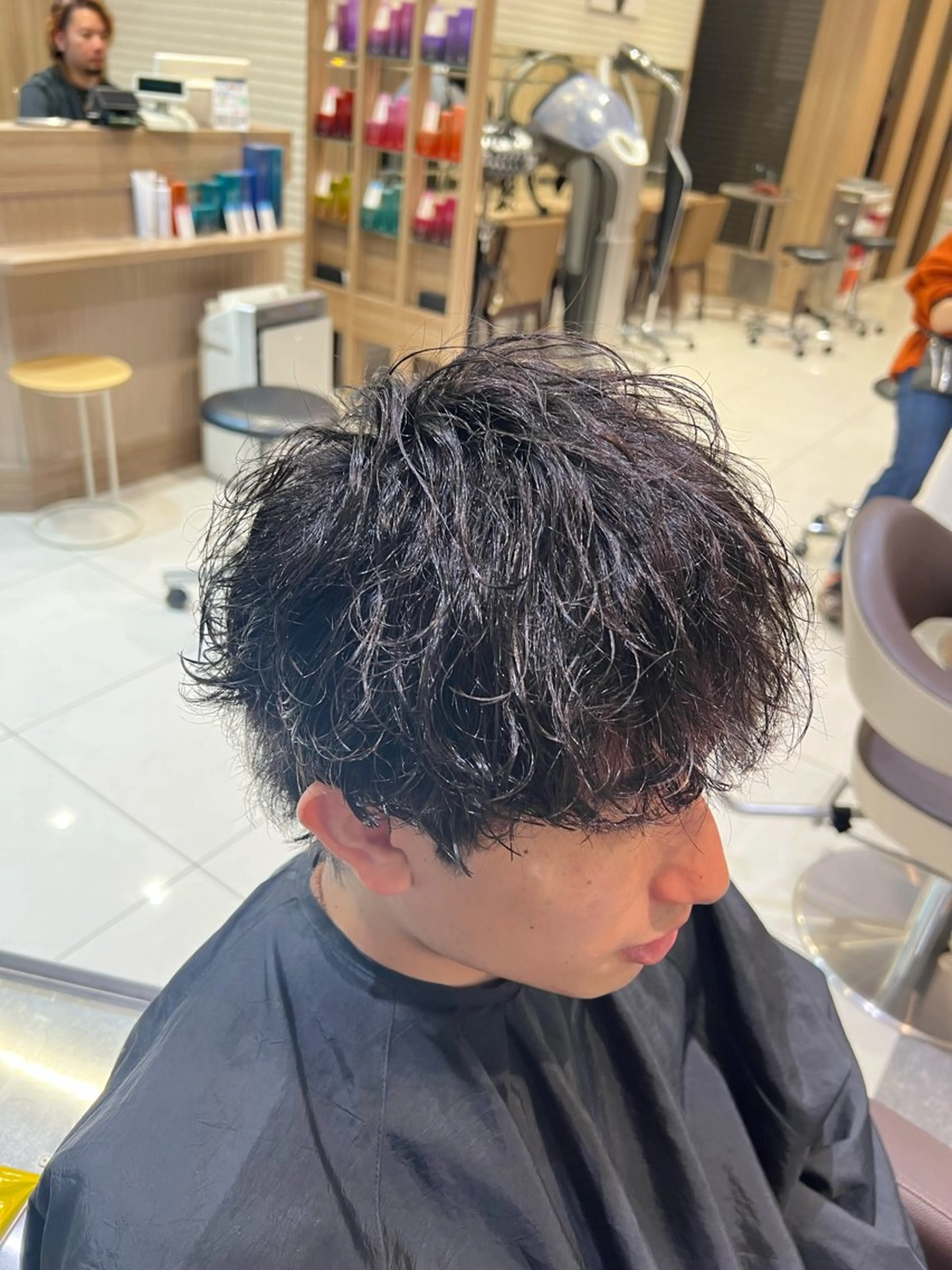 パーマ メンズ メンズパーマ カット パーマ SENA 再現性 パーマと縮毛矯正のヘアスタイル
