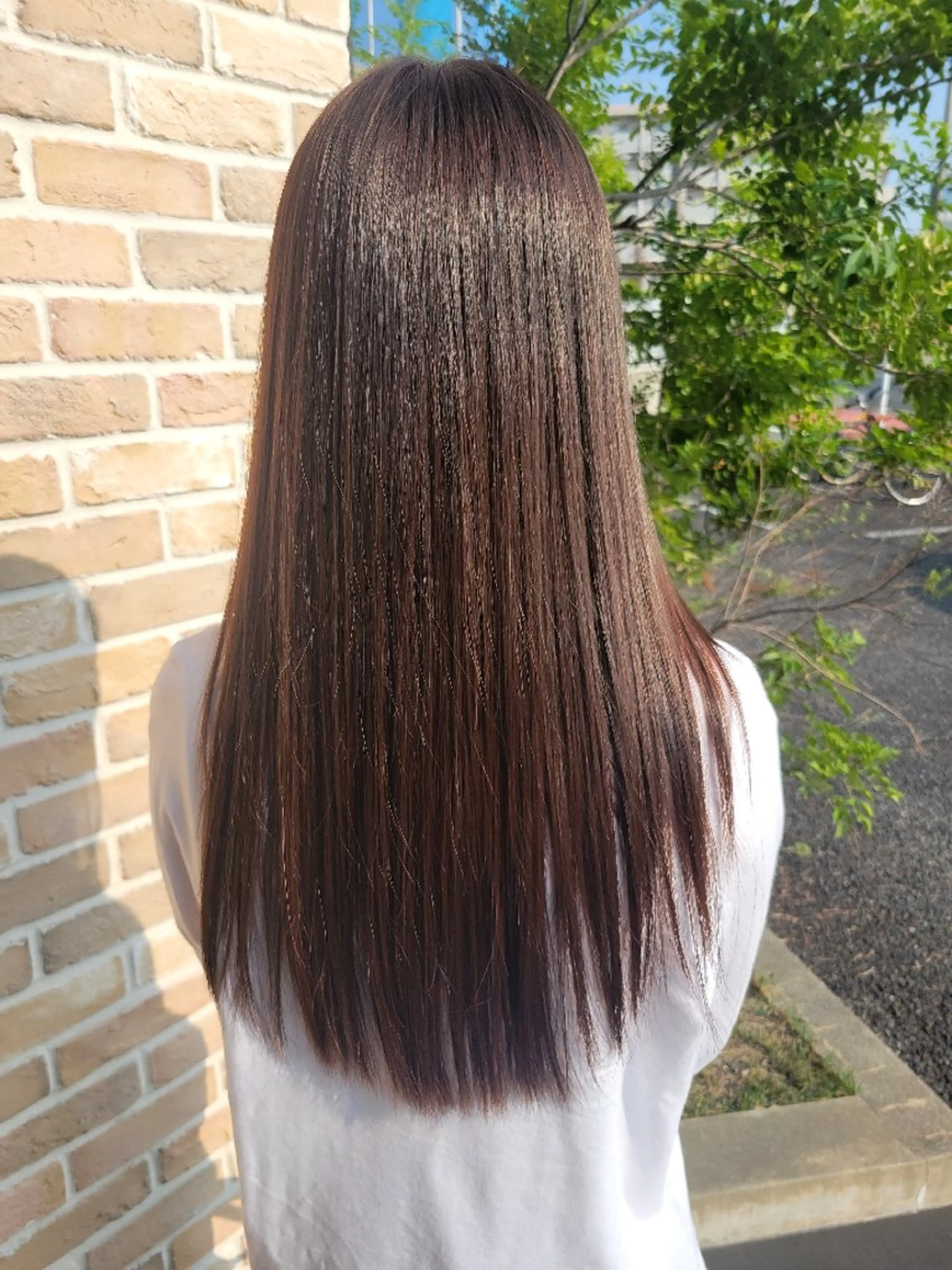 ロング トリートメント 酸性ストレート カット 縮毛矯正 トリートメント 🌟美髪🌟艶髪🌟 髪質改善🌟中城晴美のヘアスタイル