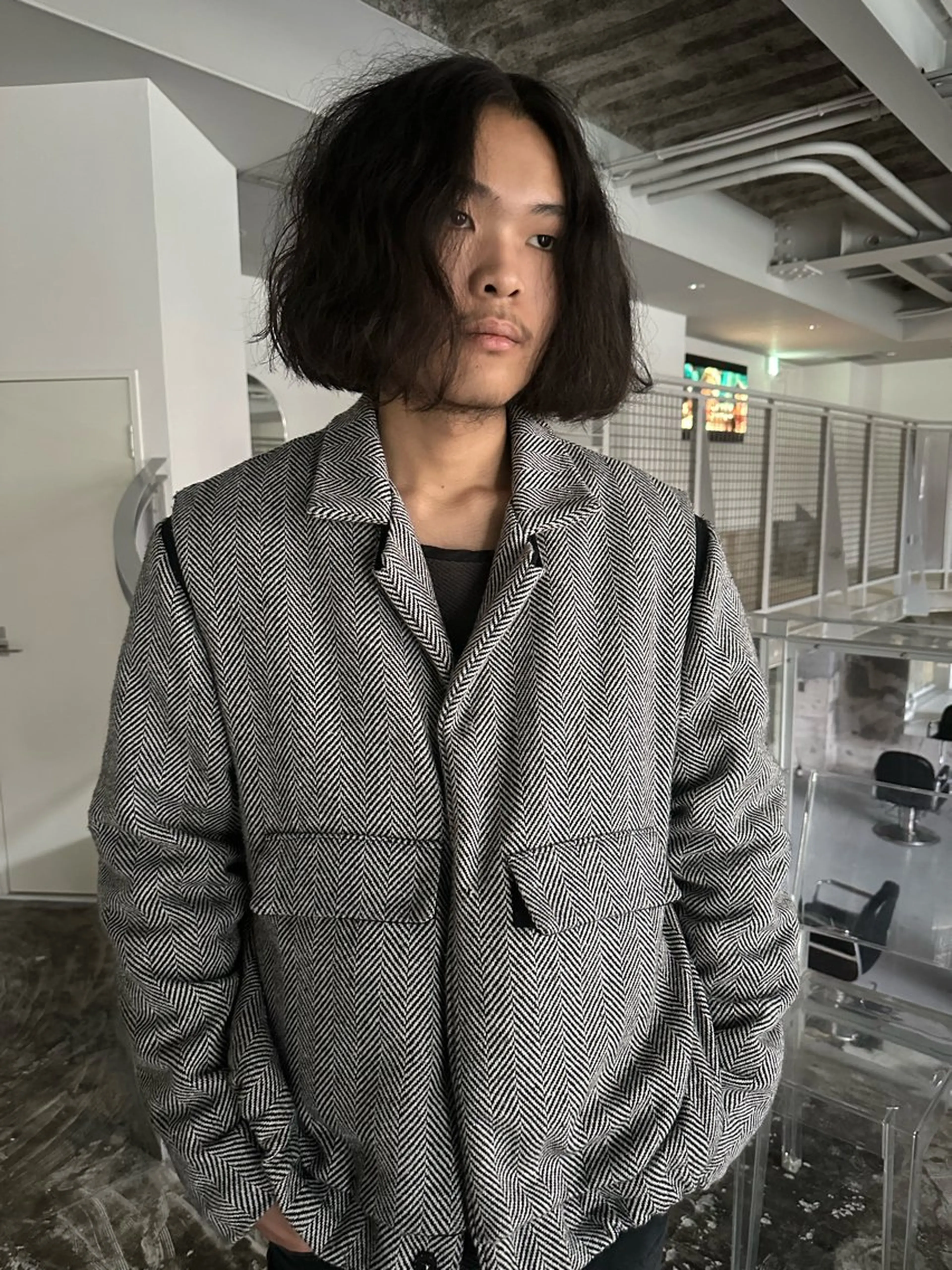 ショート くせ毛 TAKUYA etoのヘアスタイル