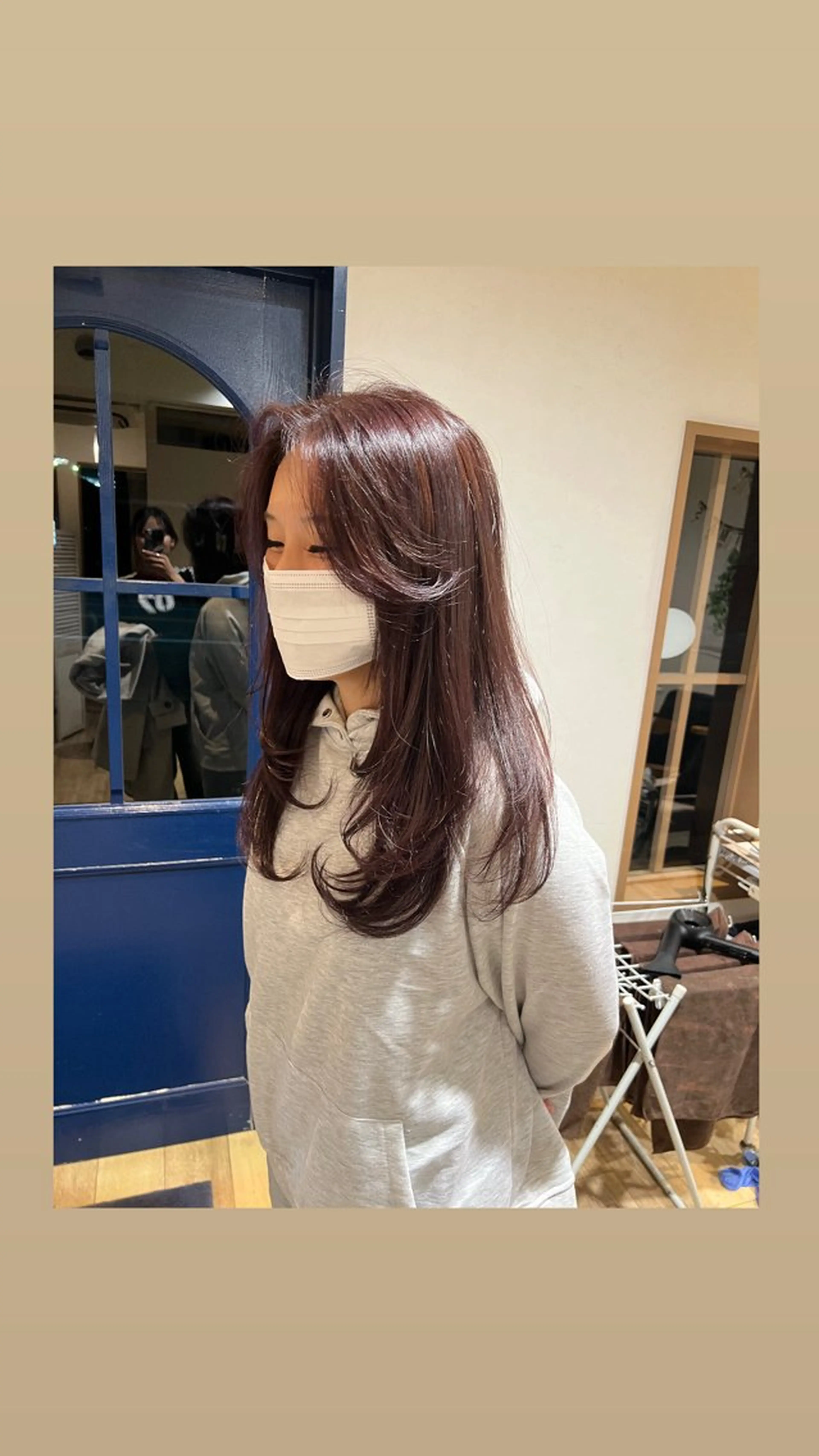 ロング カラー ヘアカラー トリートメント 三浦 吏恵のヘアスタイル