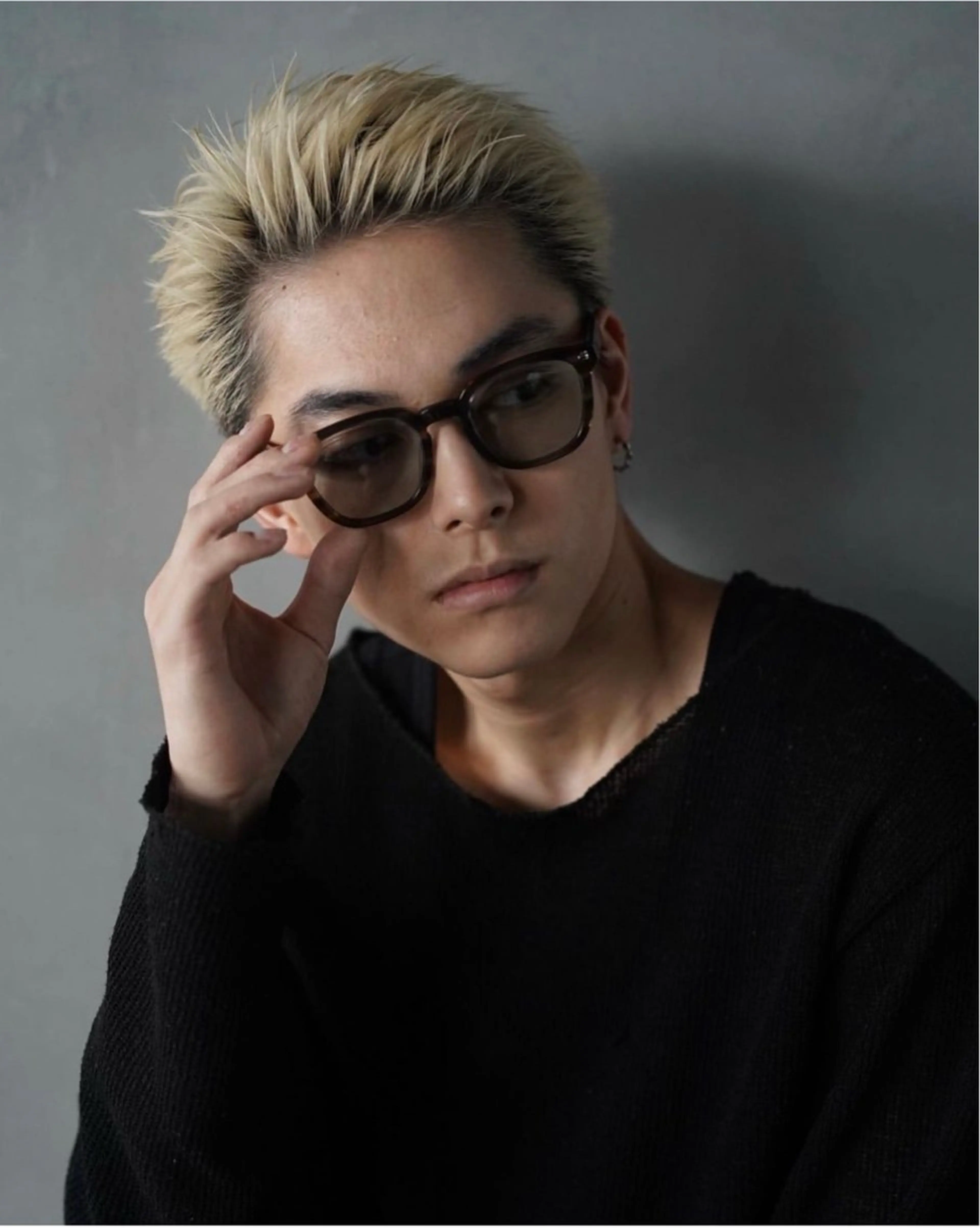 ショート カラー ブリーチ fifthメンズ パーマ/SEIYAのヘアスタイル