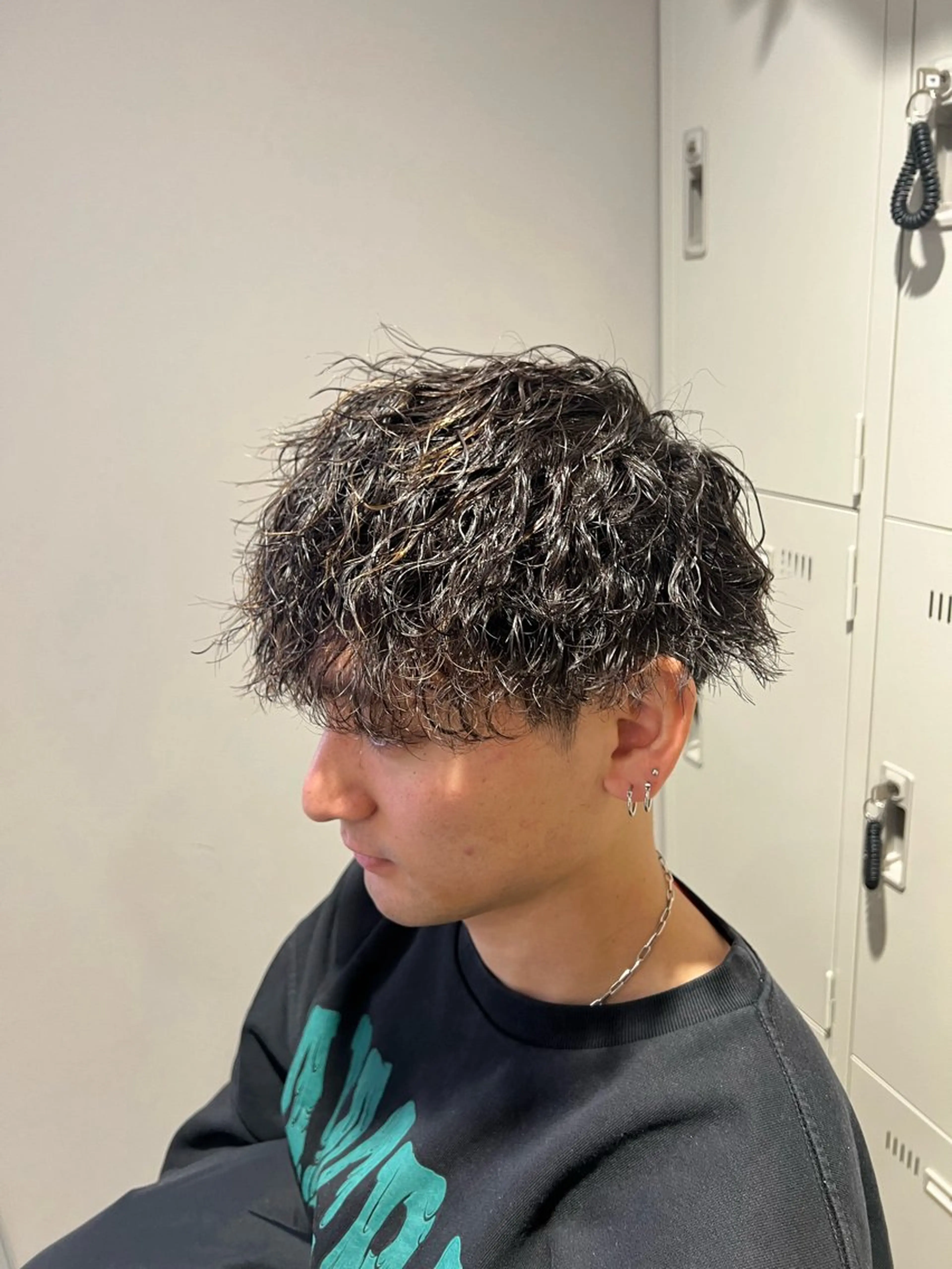 ショート カラー パーマ ヘアアレンジ メッシュ カット パーマ トリートメント ヘッドスパ ヘアセット 💎韓国/ レイヤー カット/ 暖色🫧のヘアスタイル