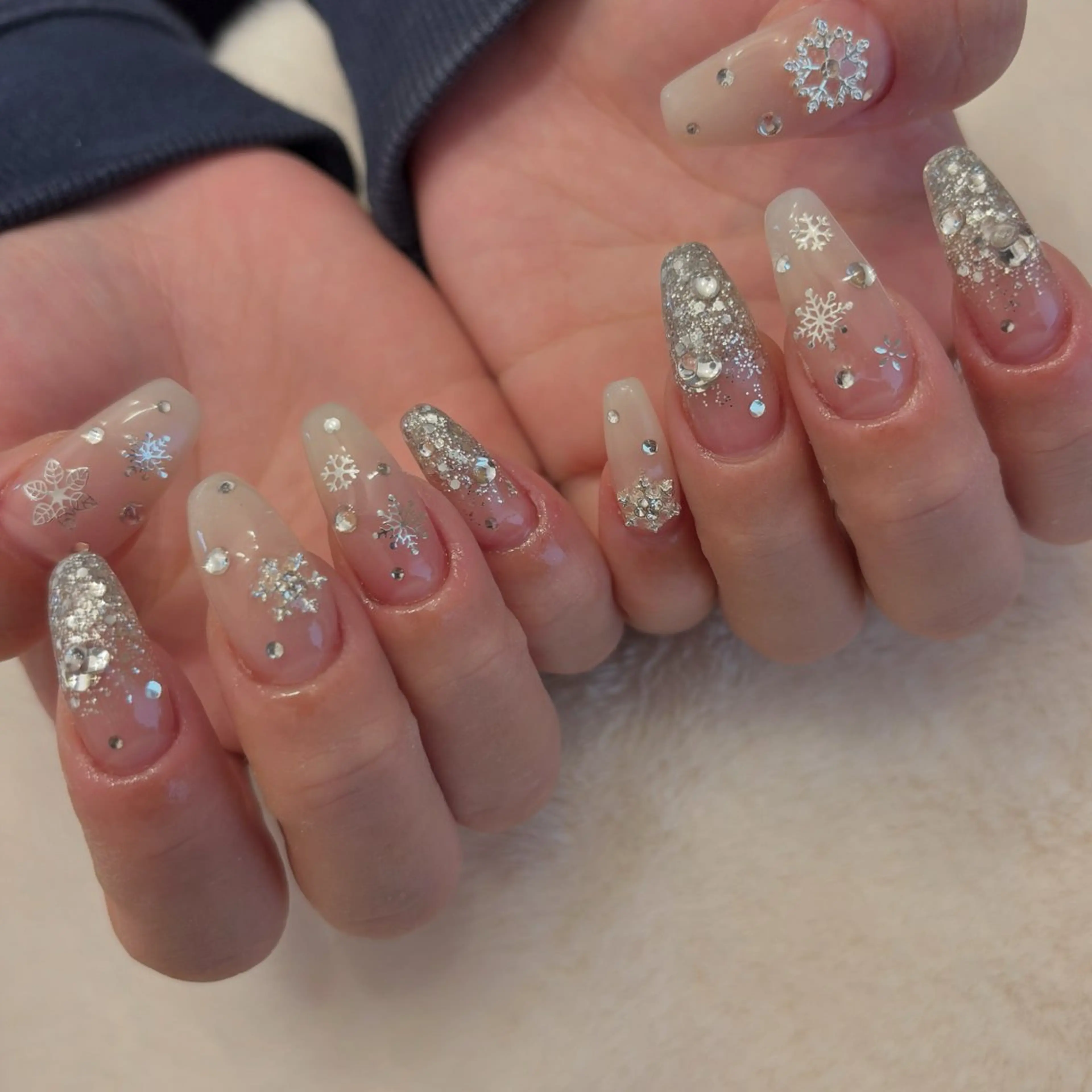ネイル ハンドネイル Sea  nail by emaのネイルデザイン