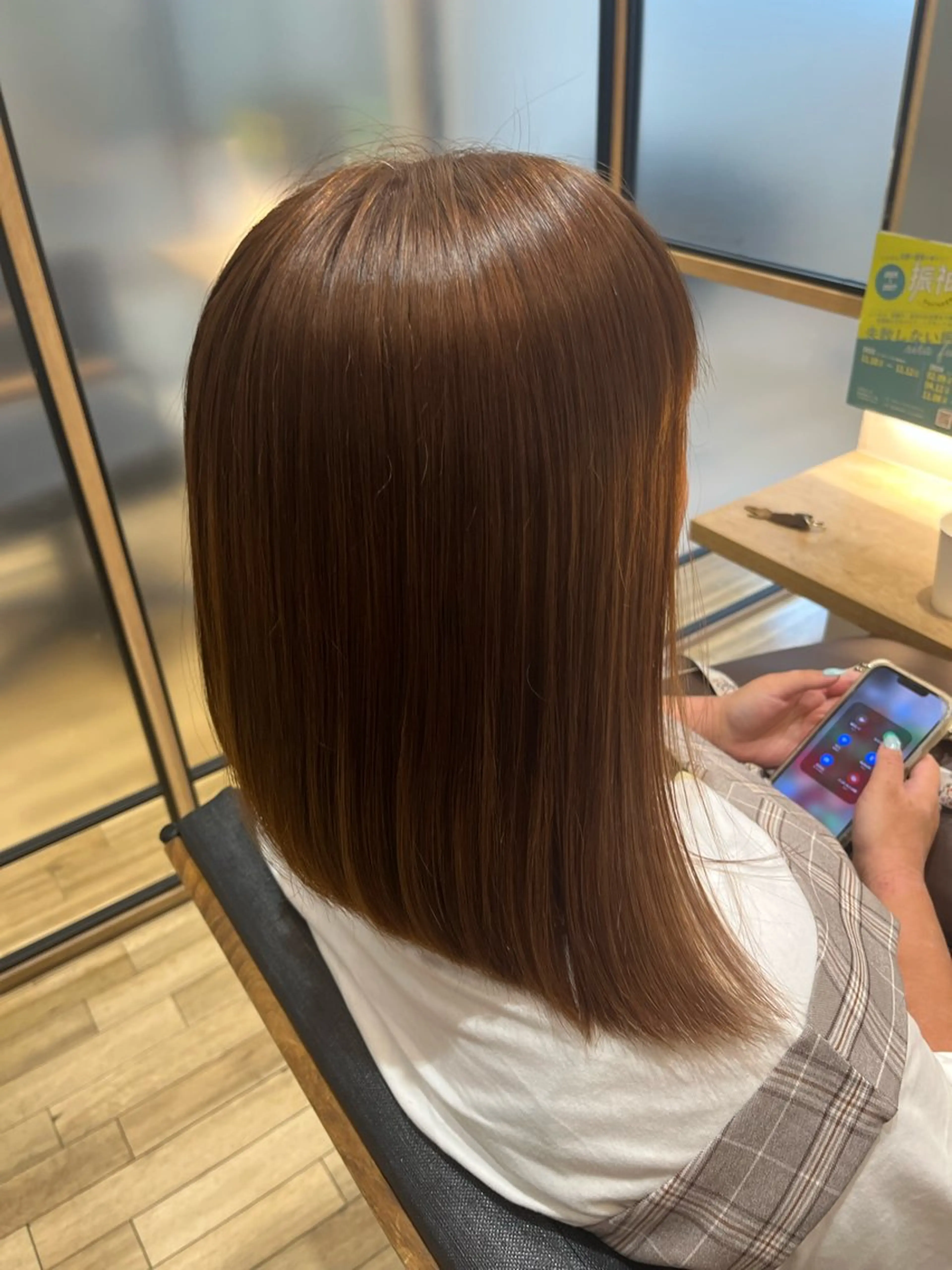 セミロング カラー 縮毛矯正 🟦メンズ特化🟦 たかしま　あさひのヘアスタイル