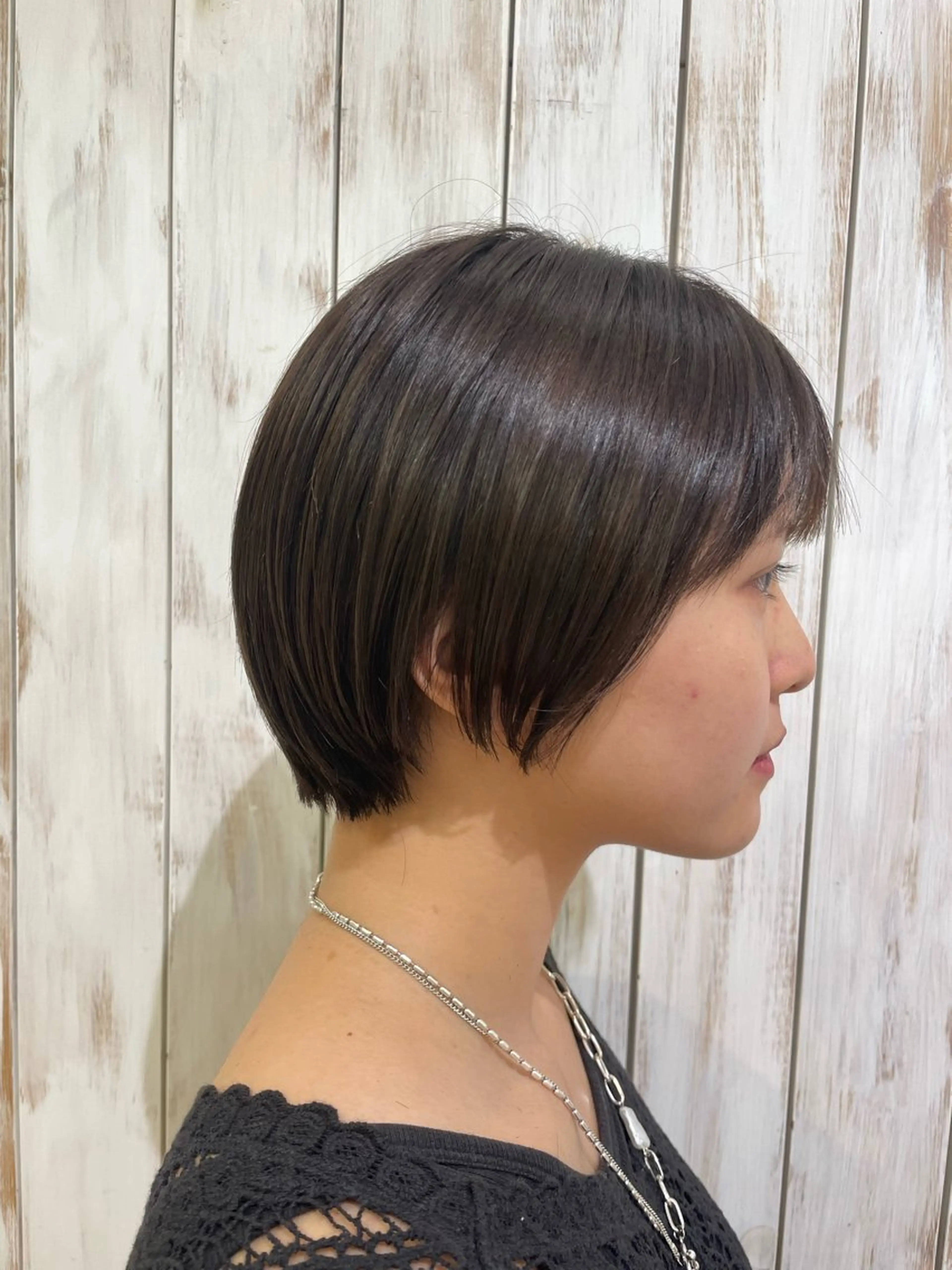 ショート ショートボブ ボブ ショートヘア 小顔カット 河野 優希のヘアスタイル