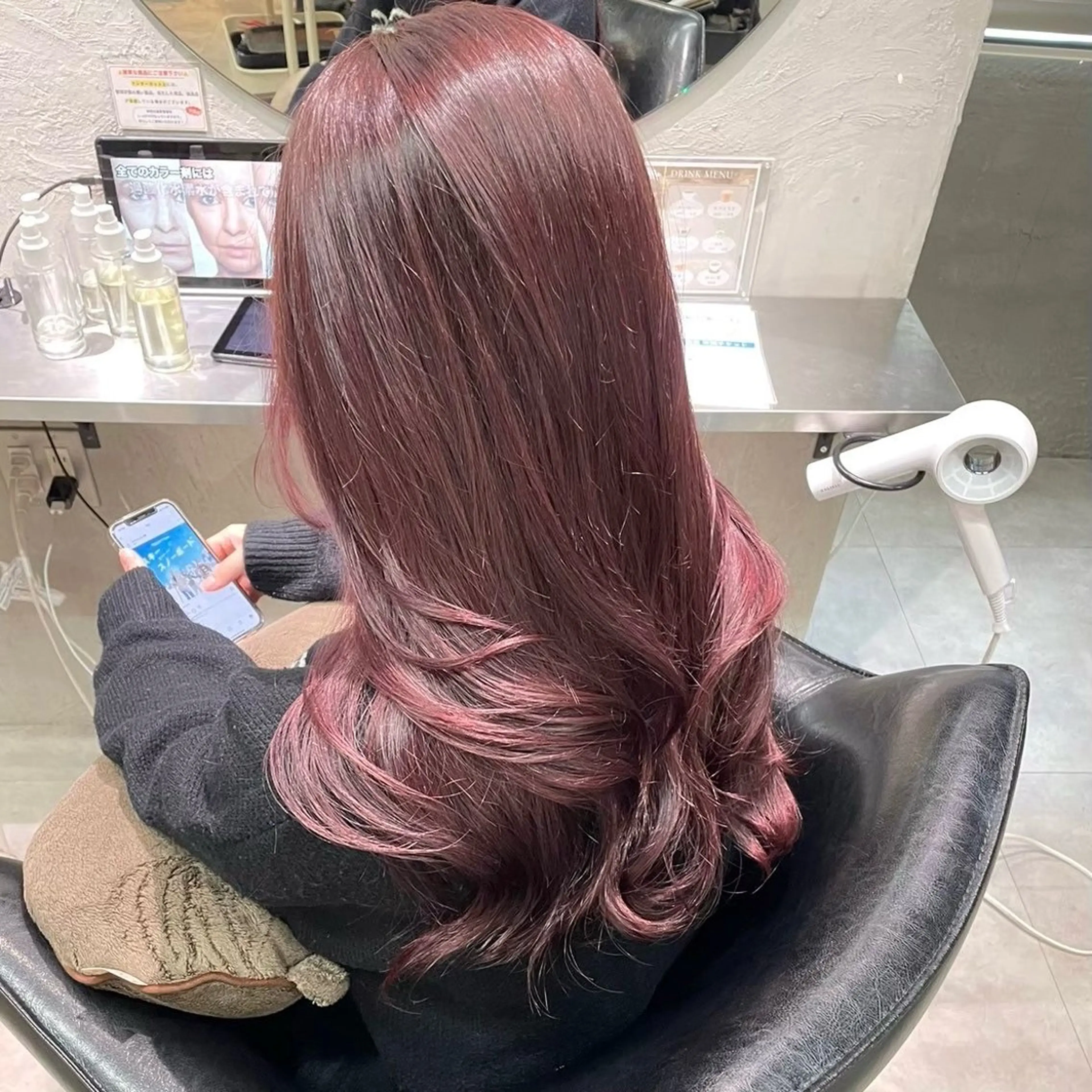 カラー こうら かすみのヘアスタイル