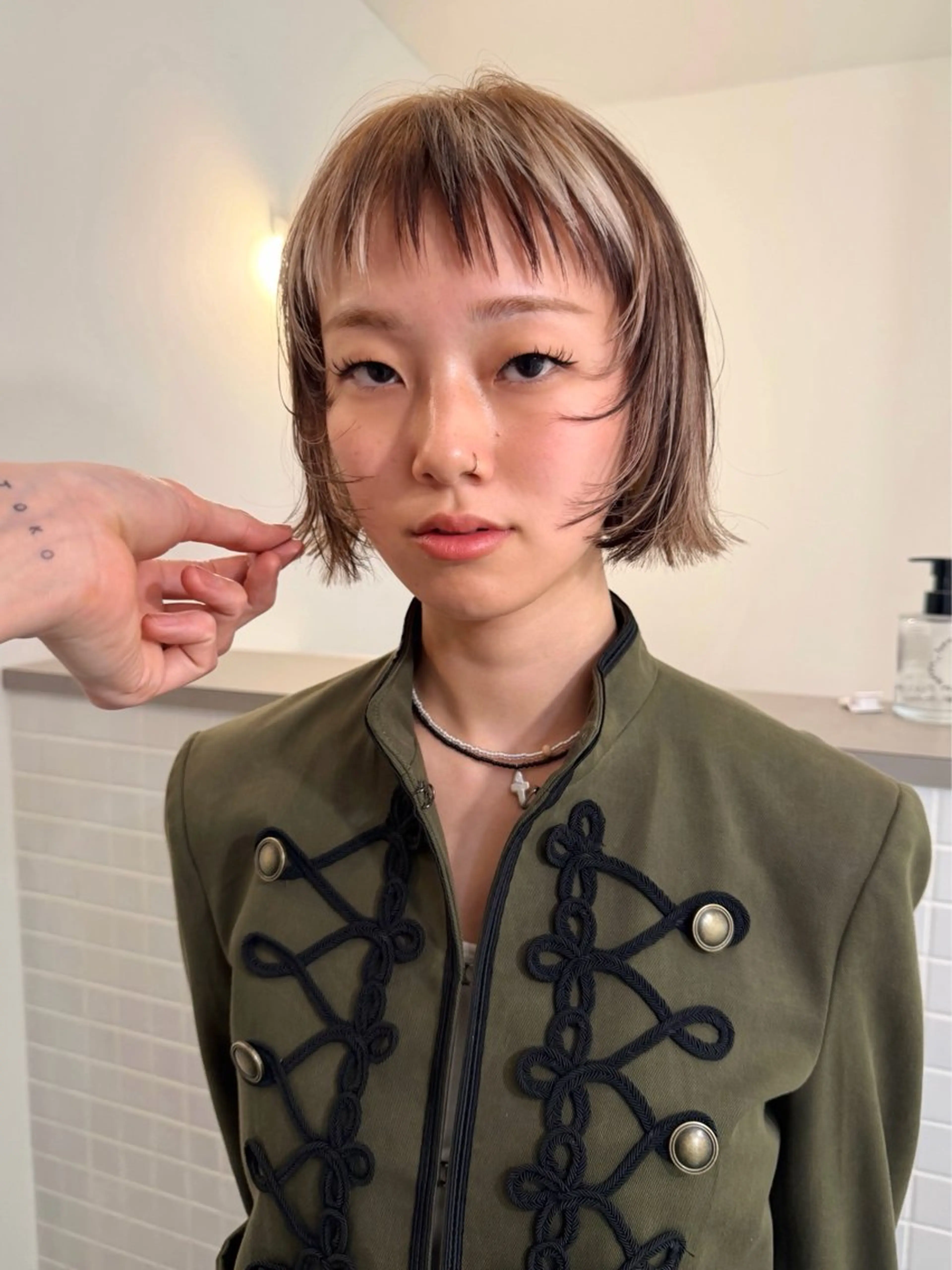 ショート カラー カット ヘアカラー トリートメント Kaito🐶/ デザイン/レイヤーのヘアスタイル