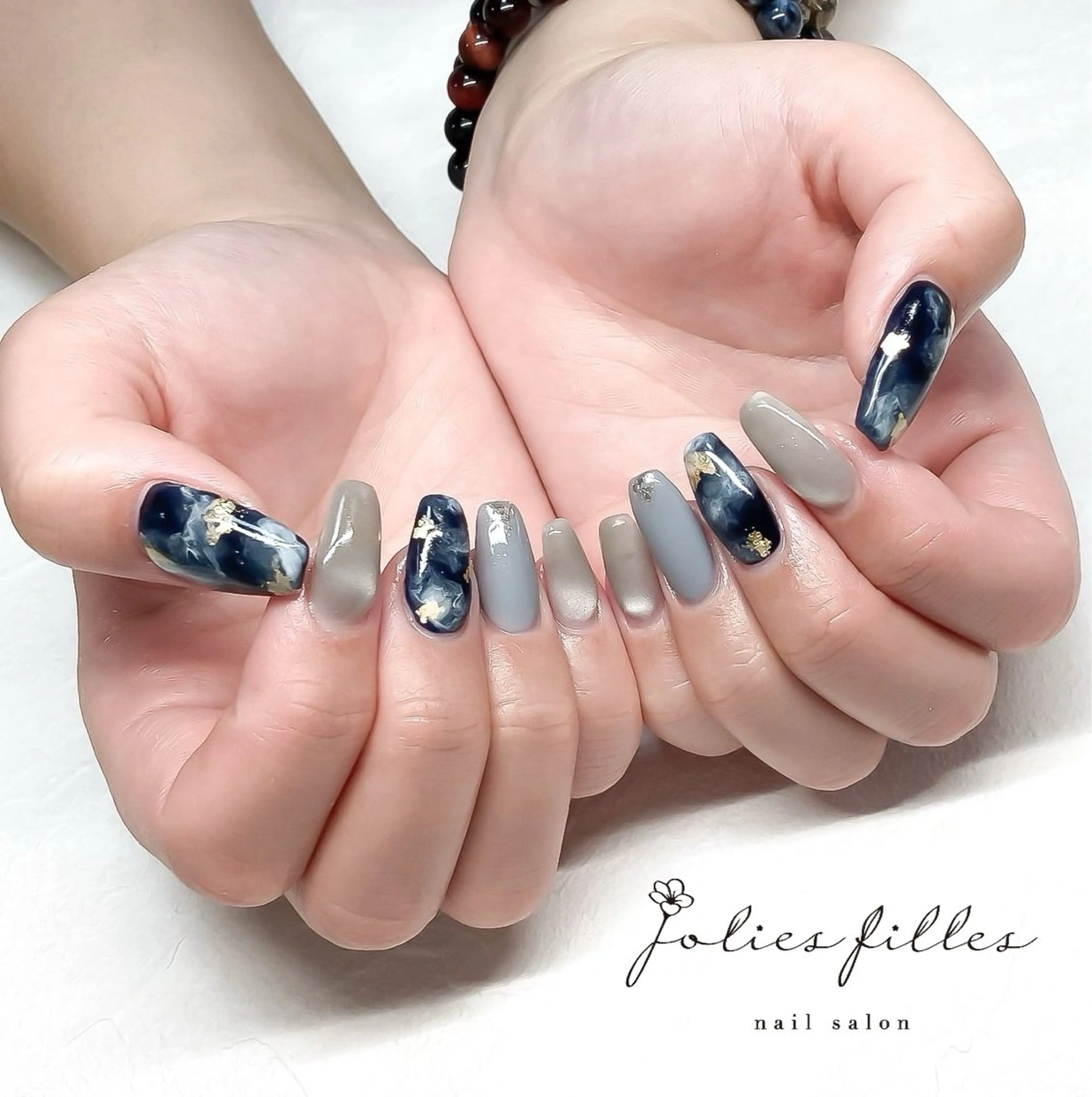 ネイル 持ち込み ジョリフィーユ 中出のネイルデザイン