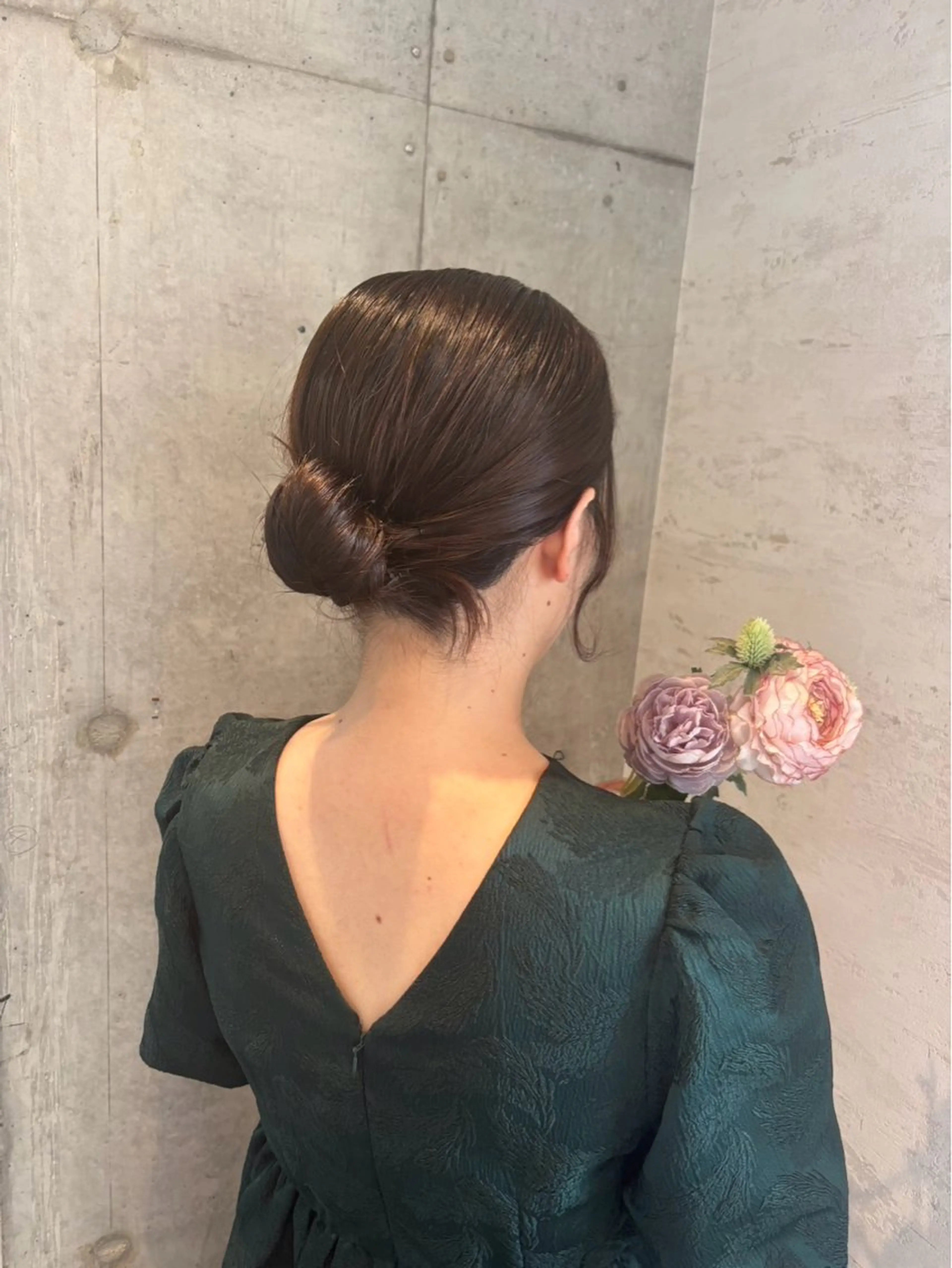 ミディアム ヘアアレンジ ヘアセット Reve  resort所属・美髪× ヘアセット✨Araiのヘアスタイル