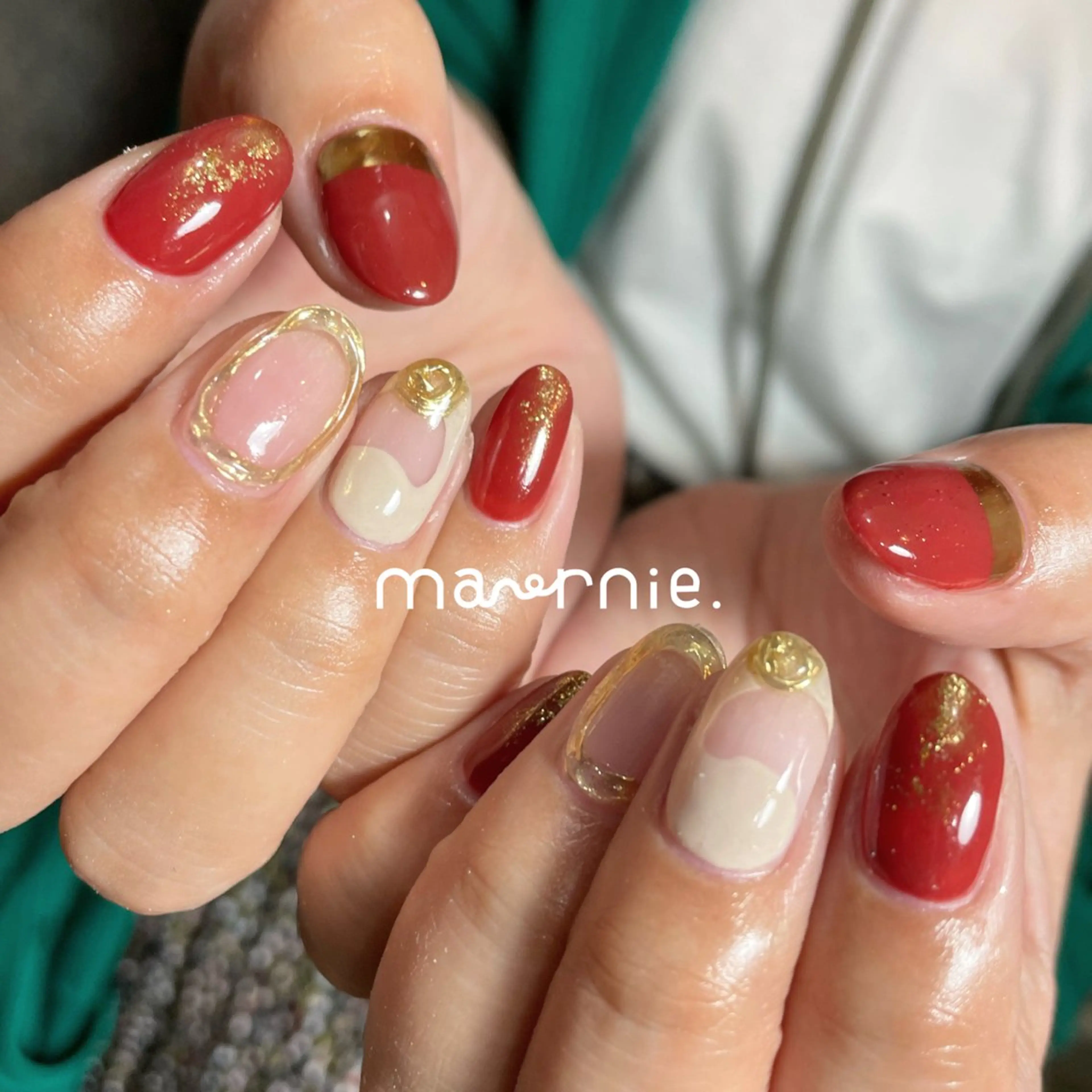 ネイル フットネイル ハンドケア nail room marnie.のネイルデザイン