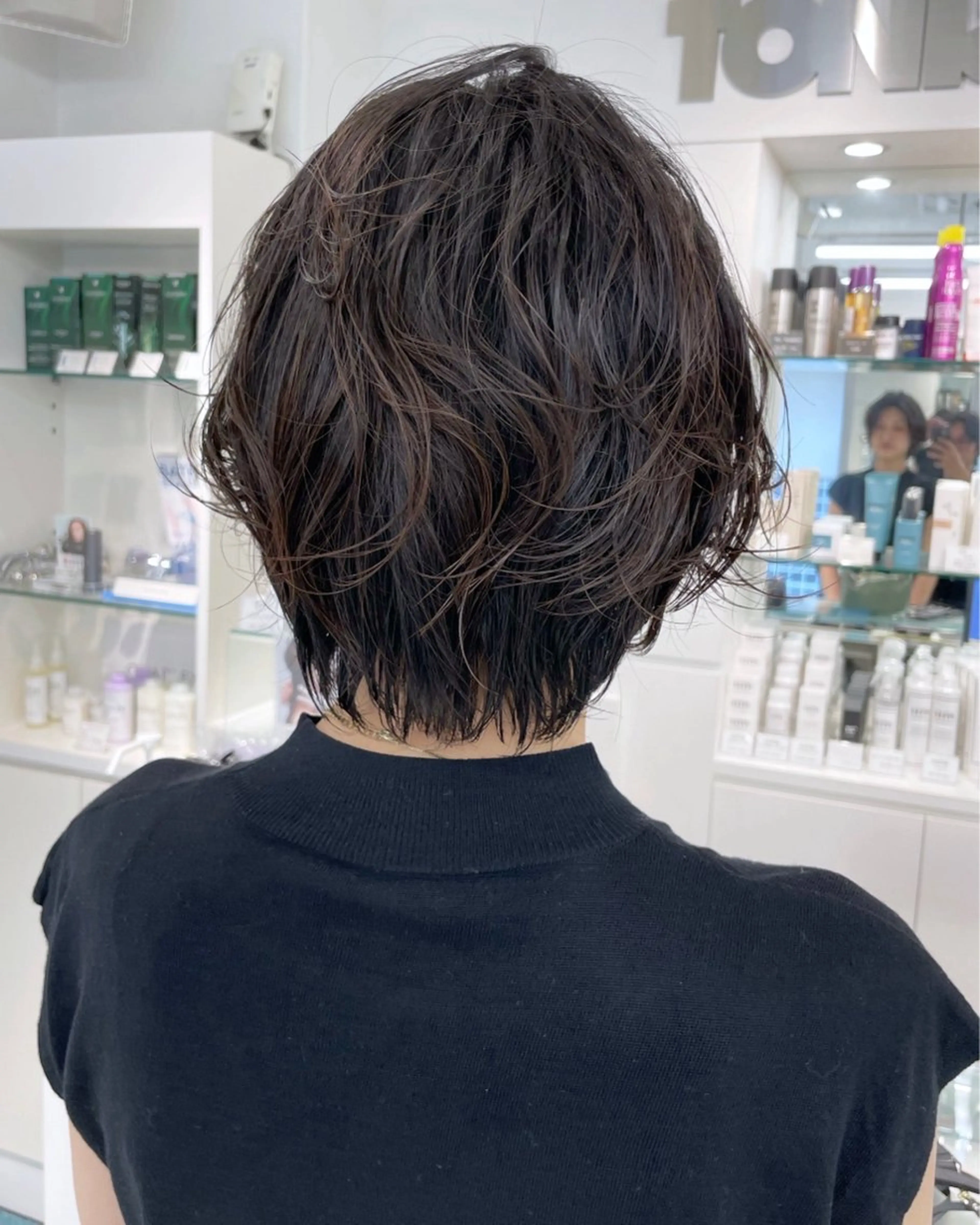 ショート パーマ ショートヘア 【レイヤーカット】 キサヌキミワのヘアスタイル