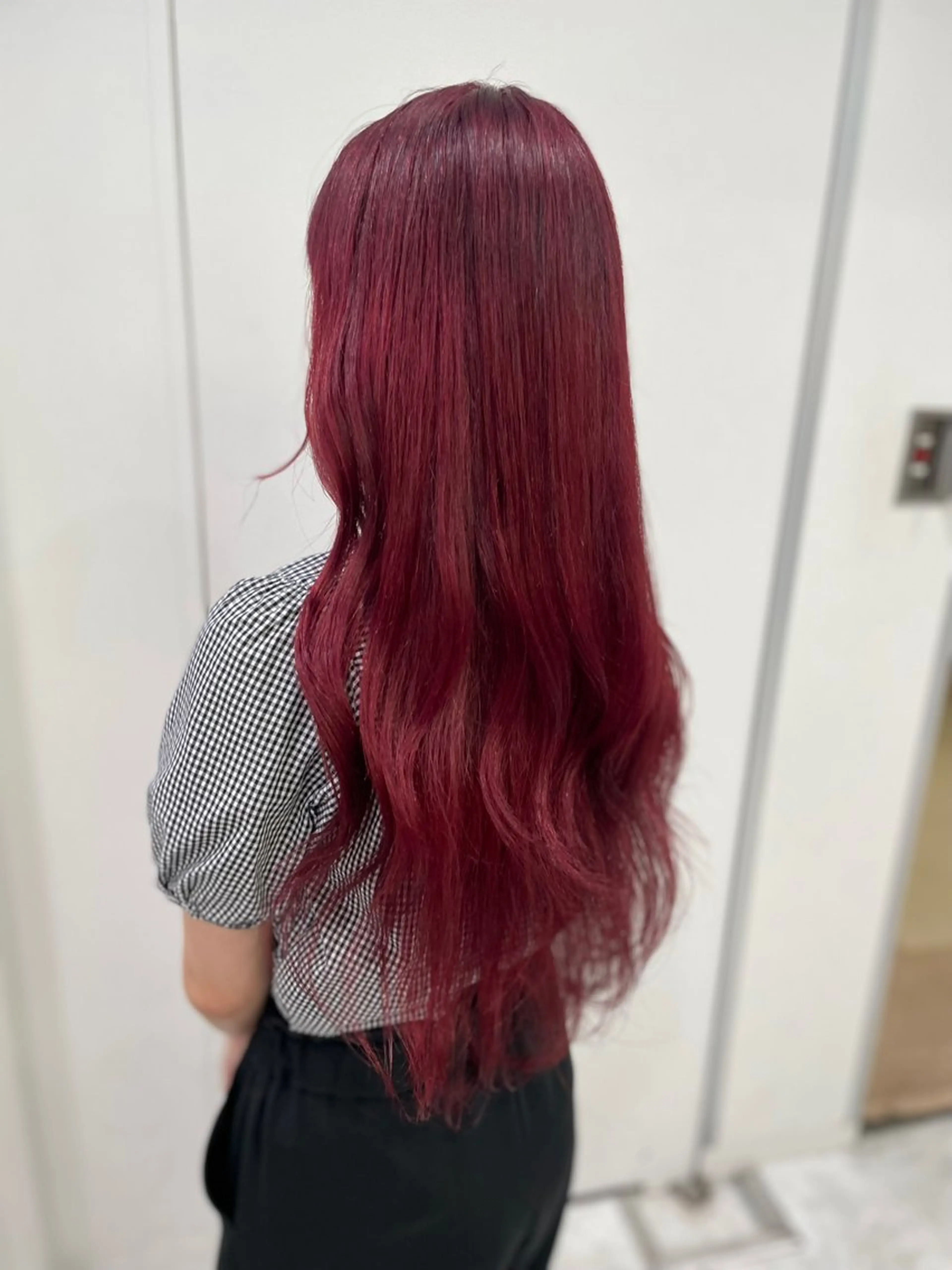 セミロング 大人っぽ♡上品な暖色 ♡ブリーチなし♡のヘアスタイル