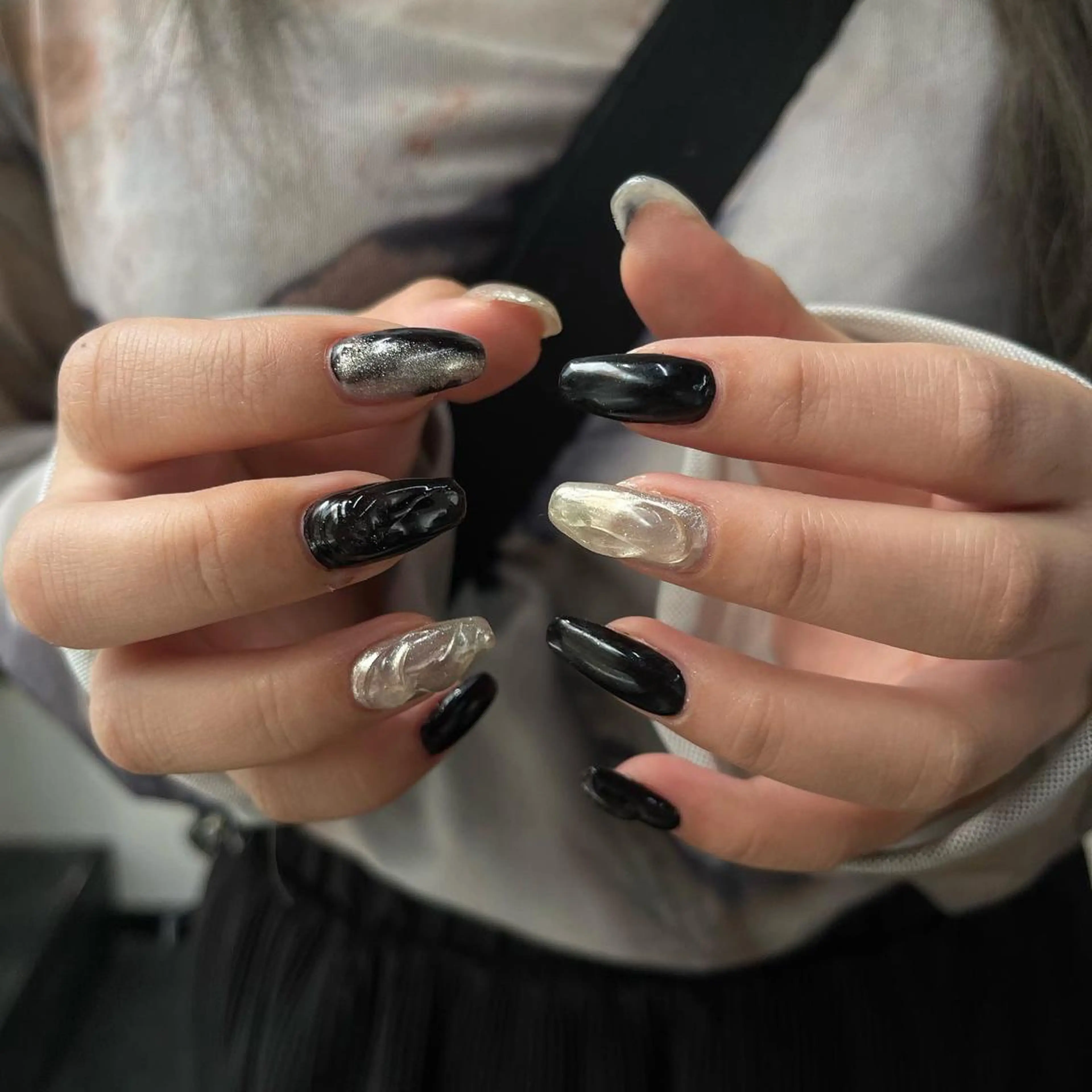 ネイル ニュアンスネイル ワンカラーネイル ハンドネイル GRANDE大須 Cecil💜のネイルデザイン