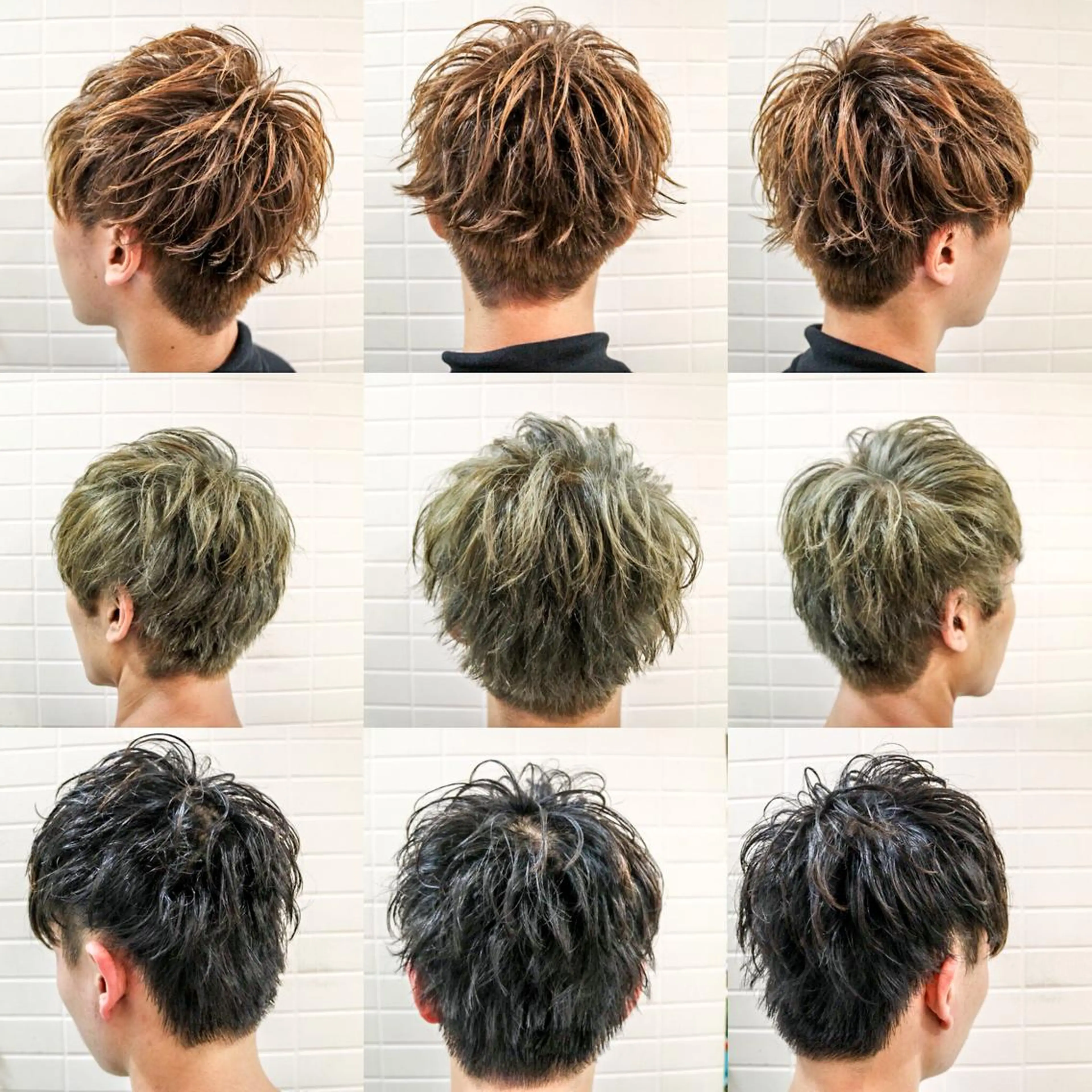 ショート カラー パーマ メンズ 看板犬がお出迎え◎ 初めてでも安心◎のヘアスタイル