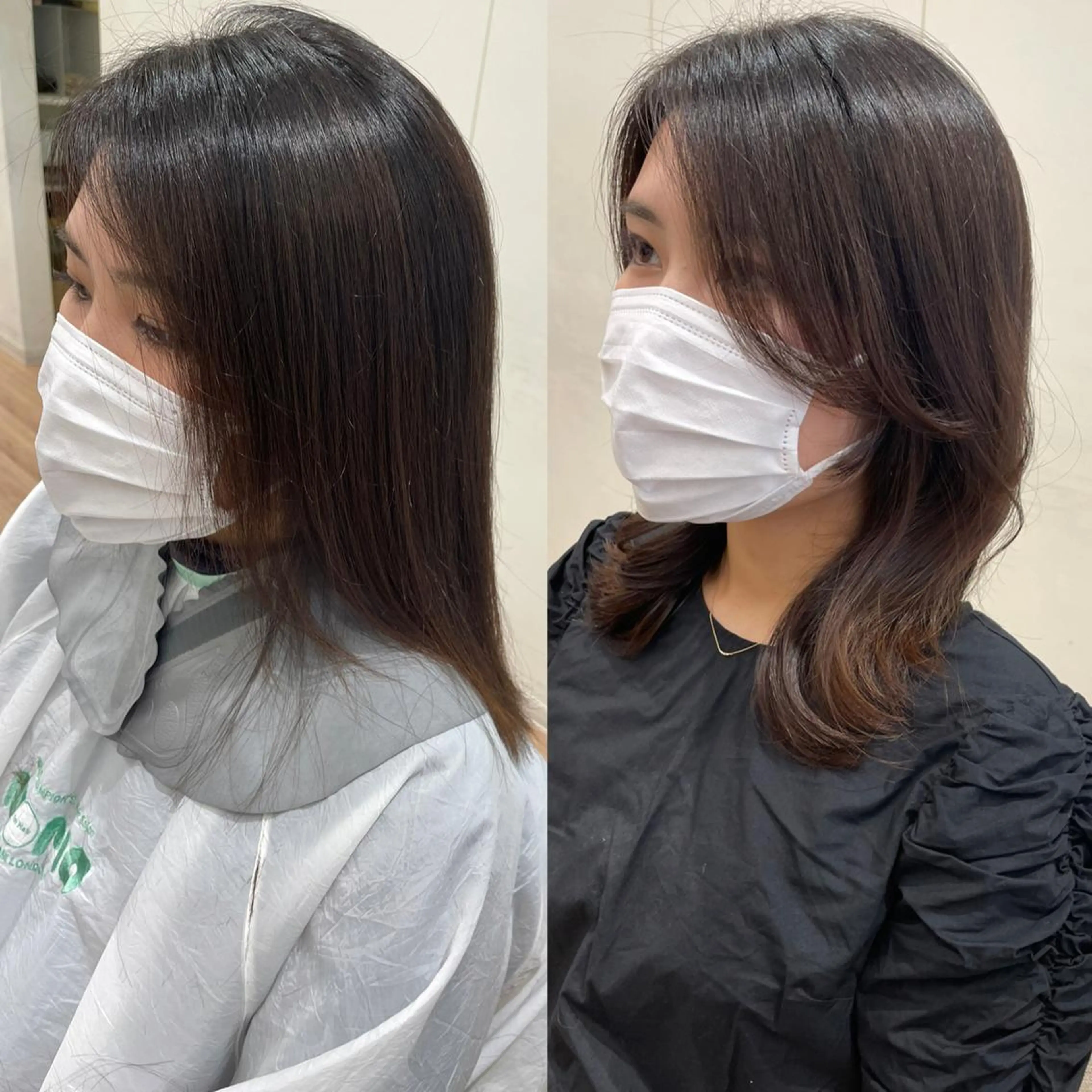 ミディアム KANAMI日暮里 韓国ヘア・メイクのヘアスタイル