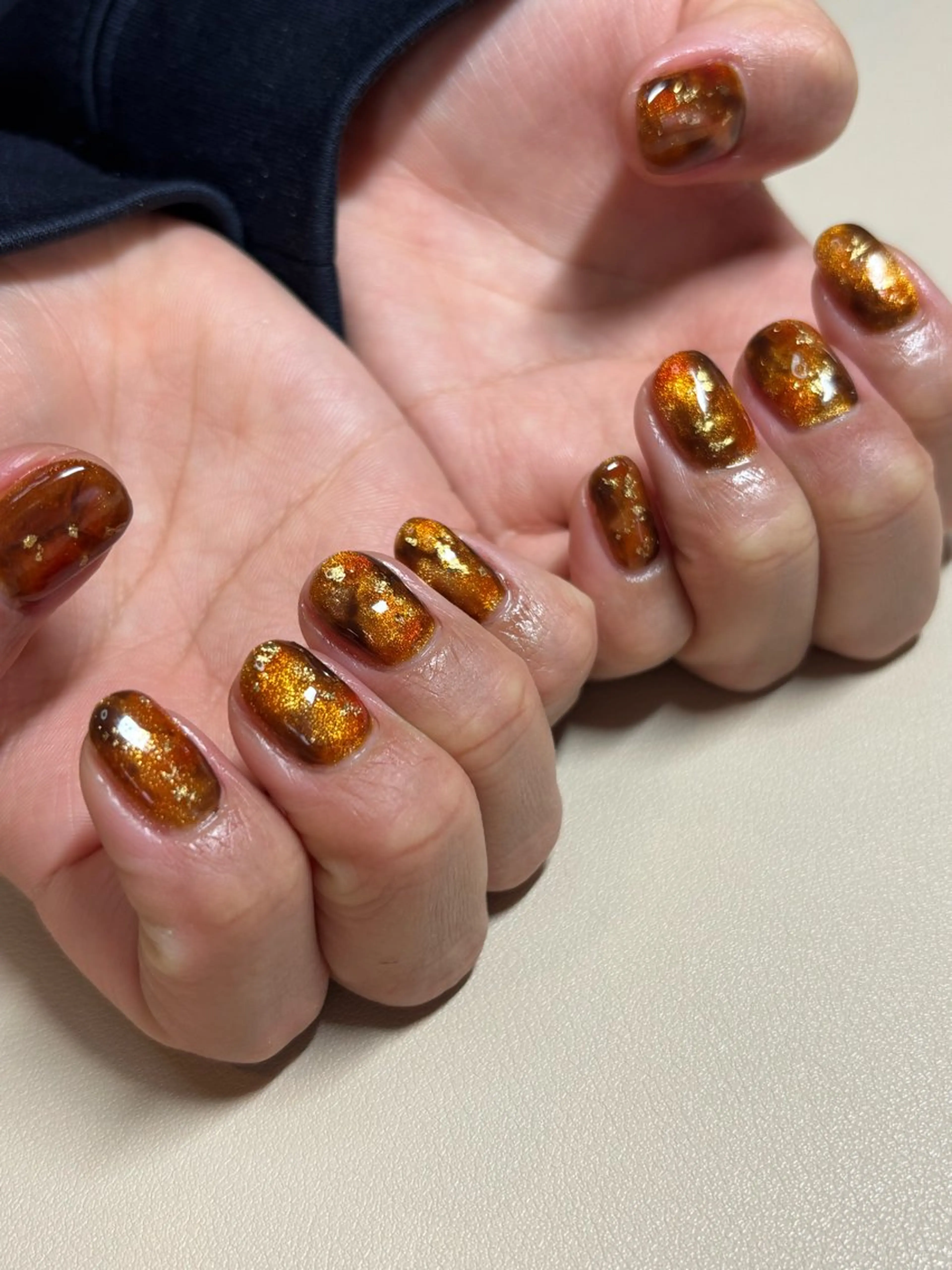 ショート ハンドネイル BONITA 上別府のネイルデザイン