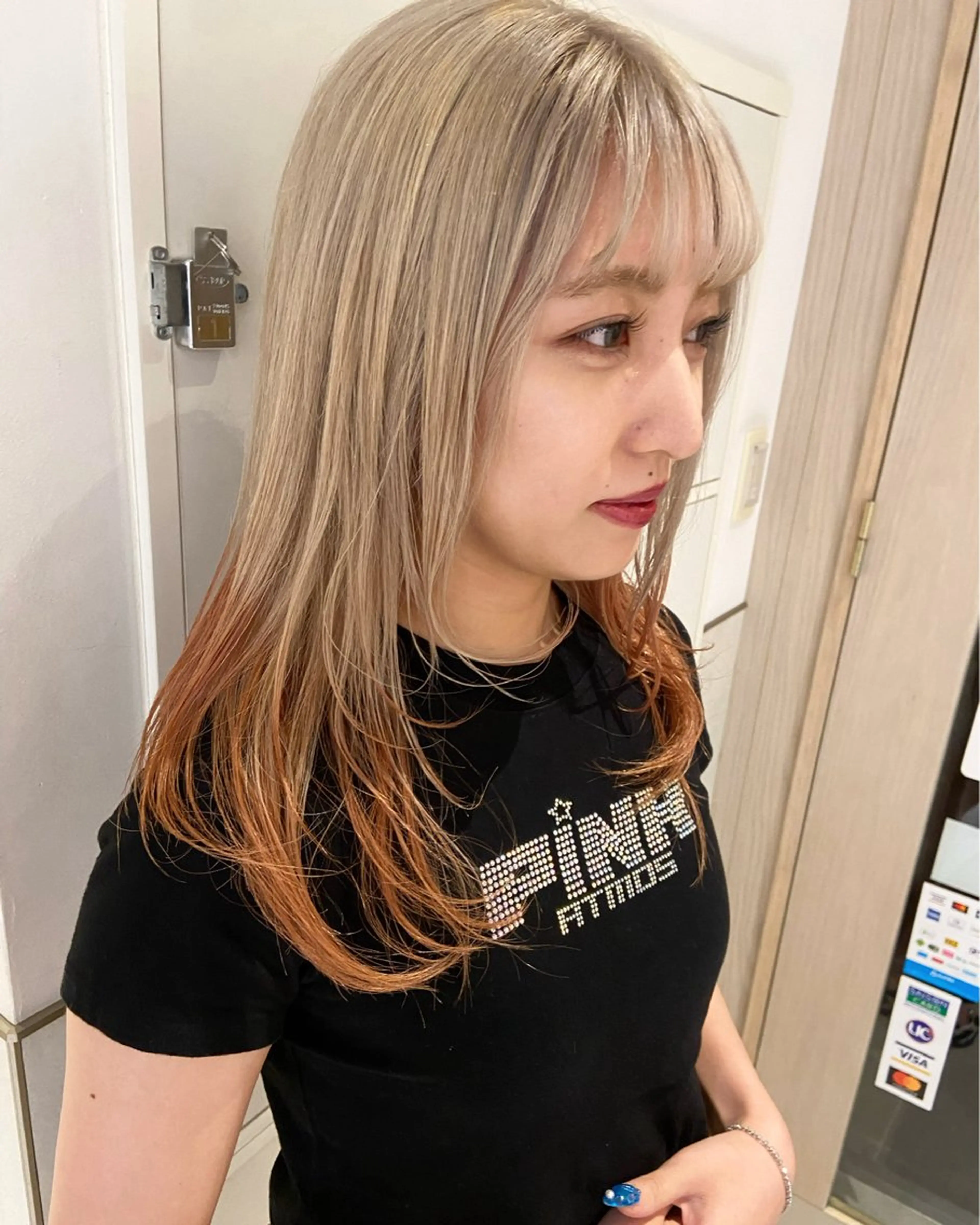 ミディアム 杉江花琳/ メンズヘア/韓国ヘアのヘアスタイル